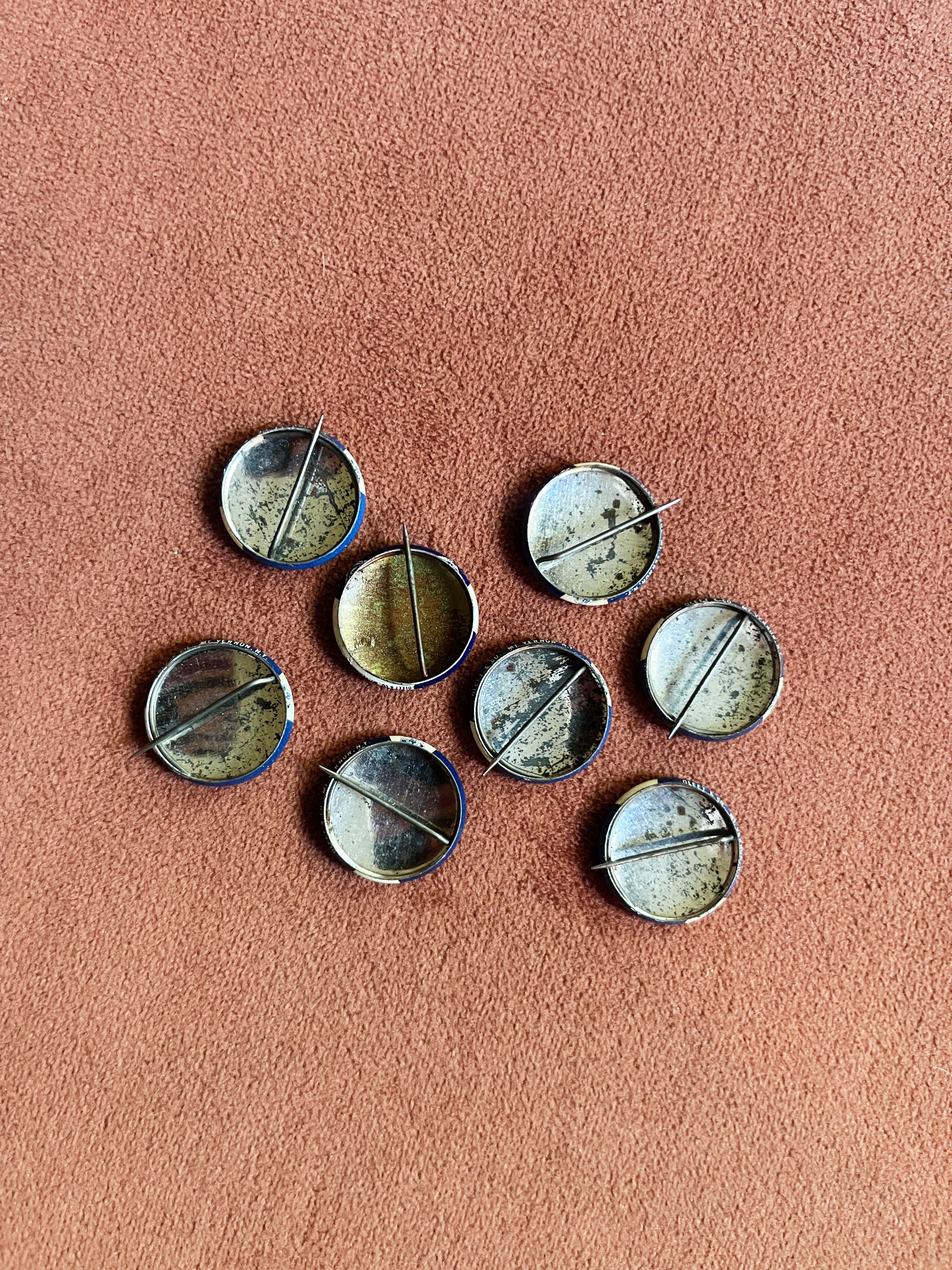 Vintage NAACP Membership Pins (1973 & 1976)