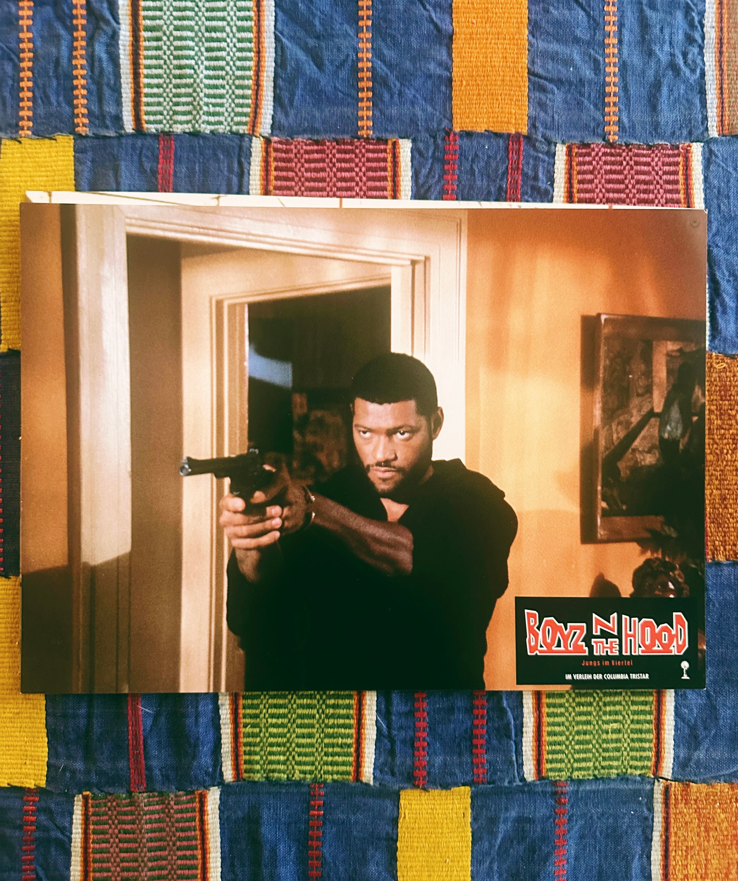 Vintage “Boyz In The Hood" Promotional Lobby Card Posters (Spanish, 1991)