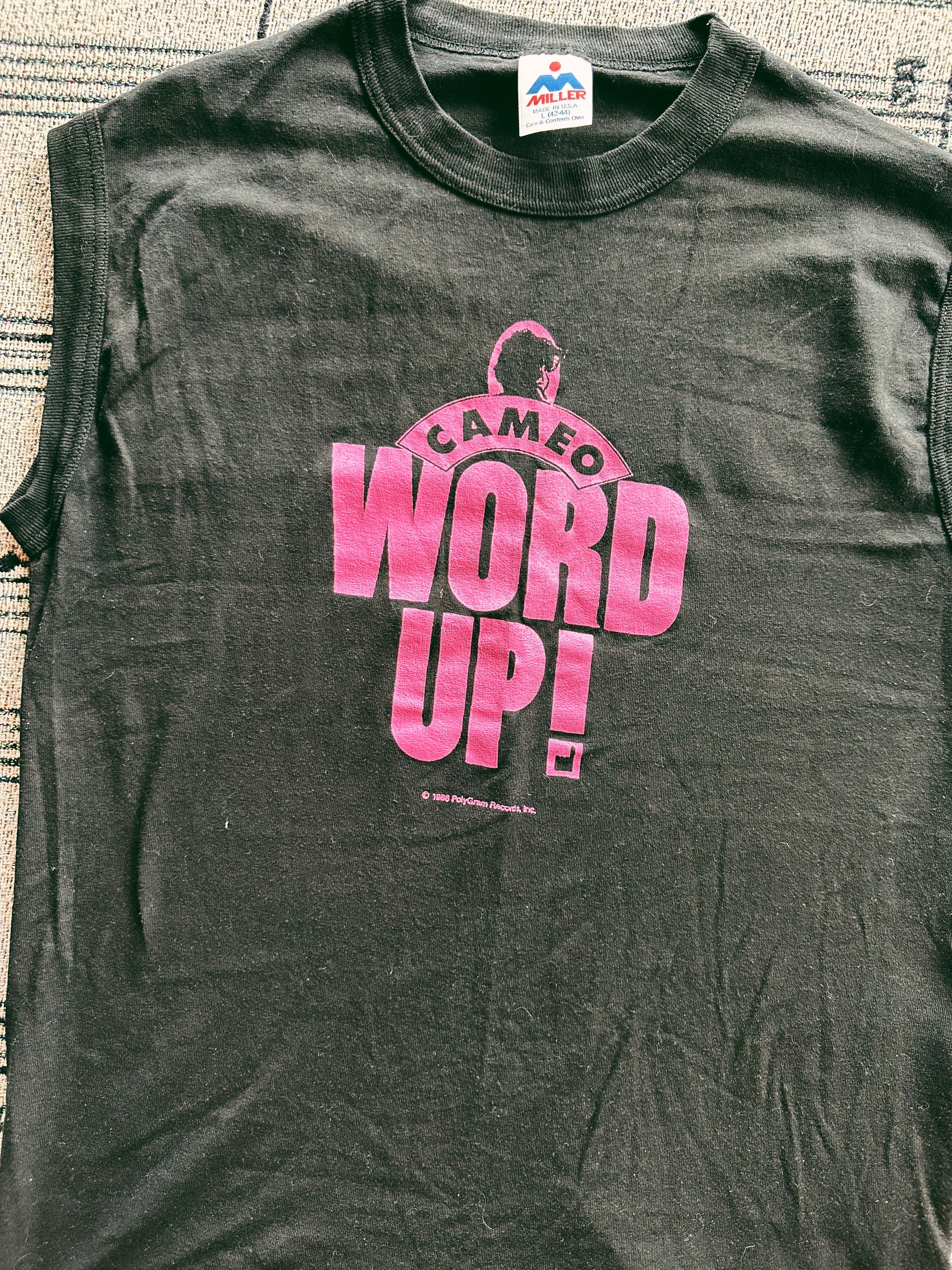 Vintage Cameo Concert Sleeveless T-shirt (1988)