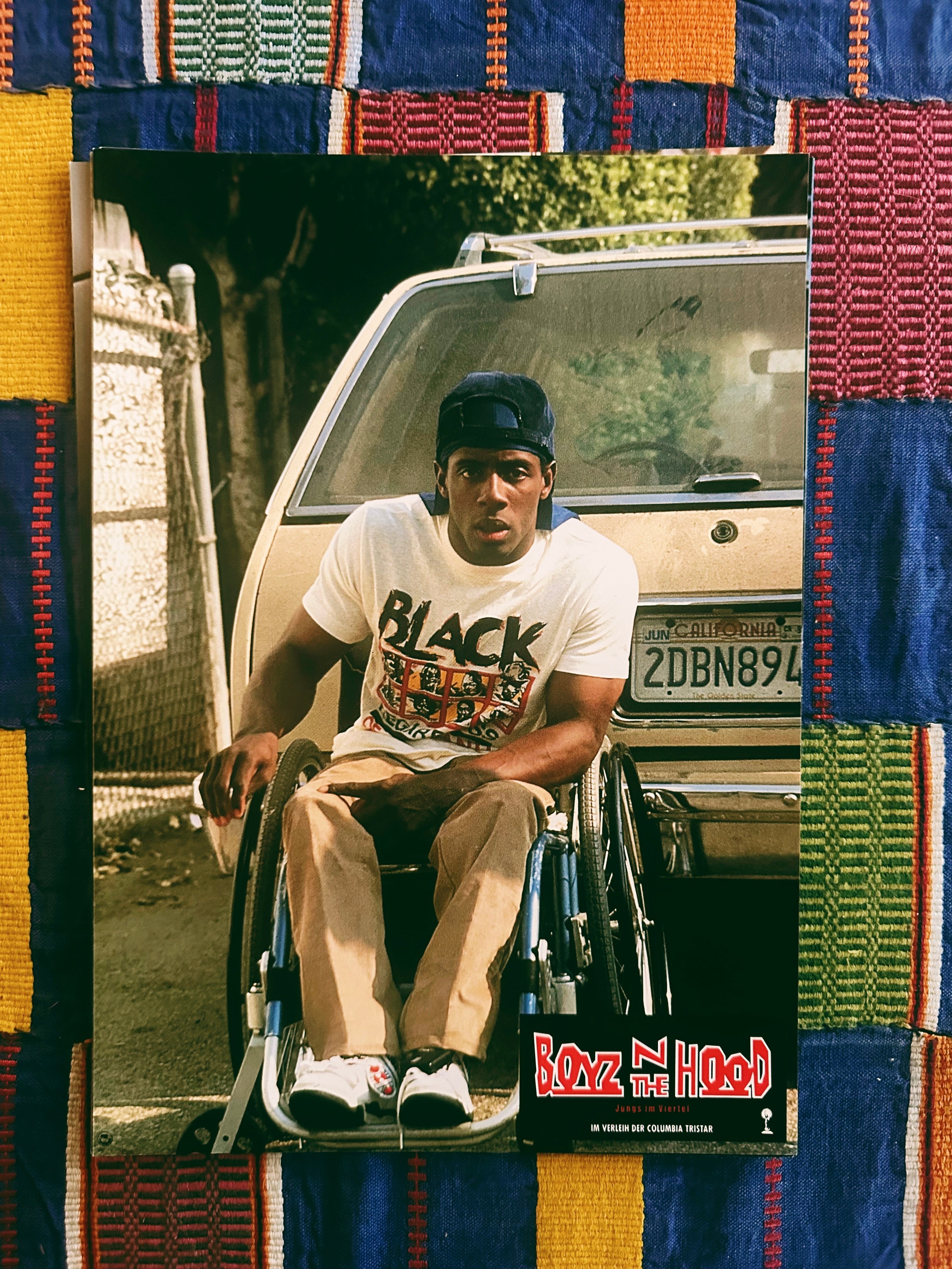 Vintage “Boyz In The Hood" Promotional Lobby Card Posters (Spanish, 1991)