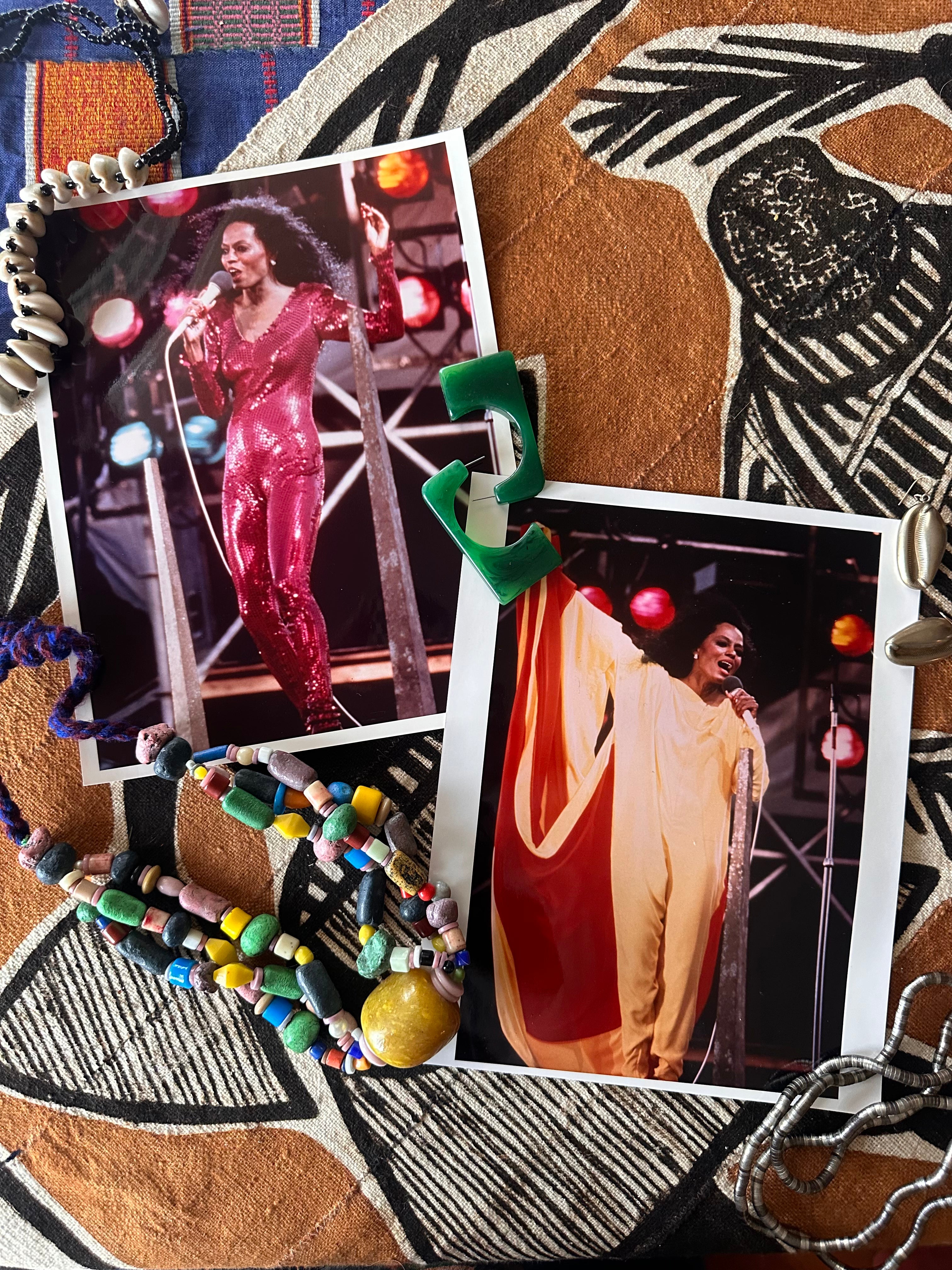 Vintage Diana Ross Concert Photographs (NYC, 1983)