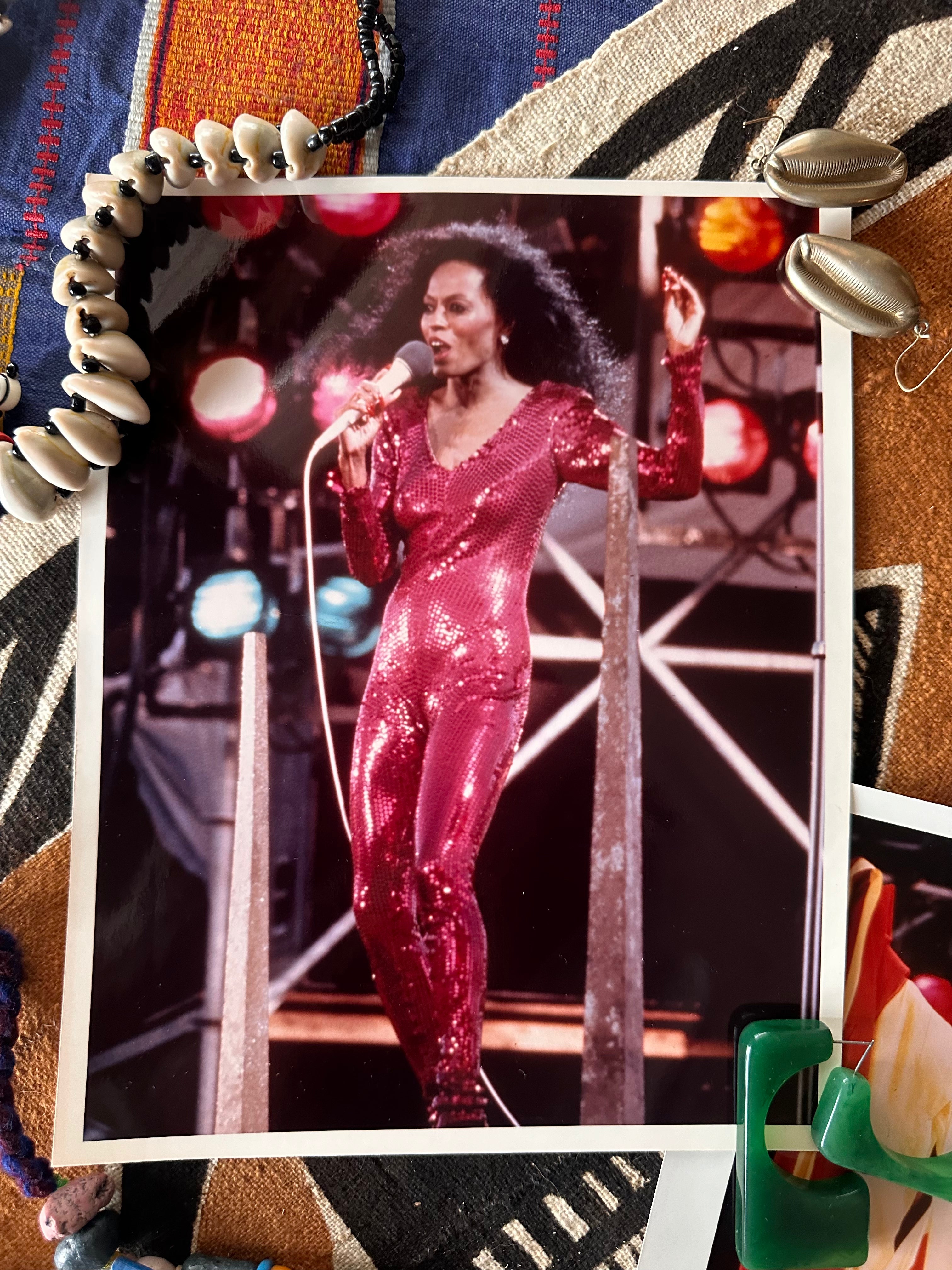 Vintage Diana Ross Concert Photographs (NYC, 1983)