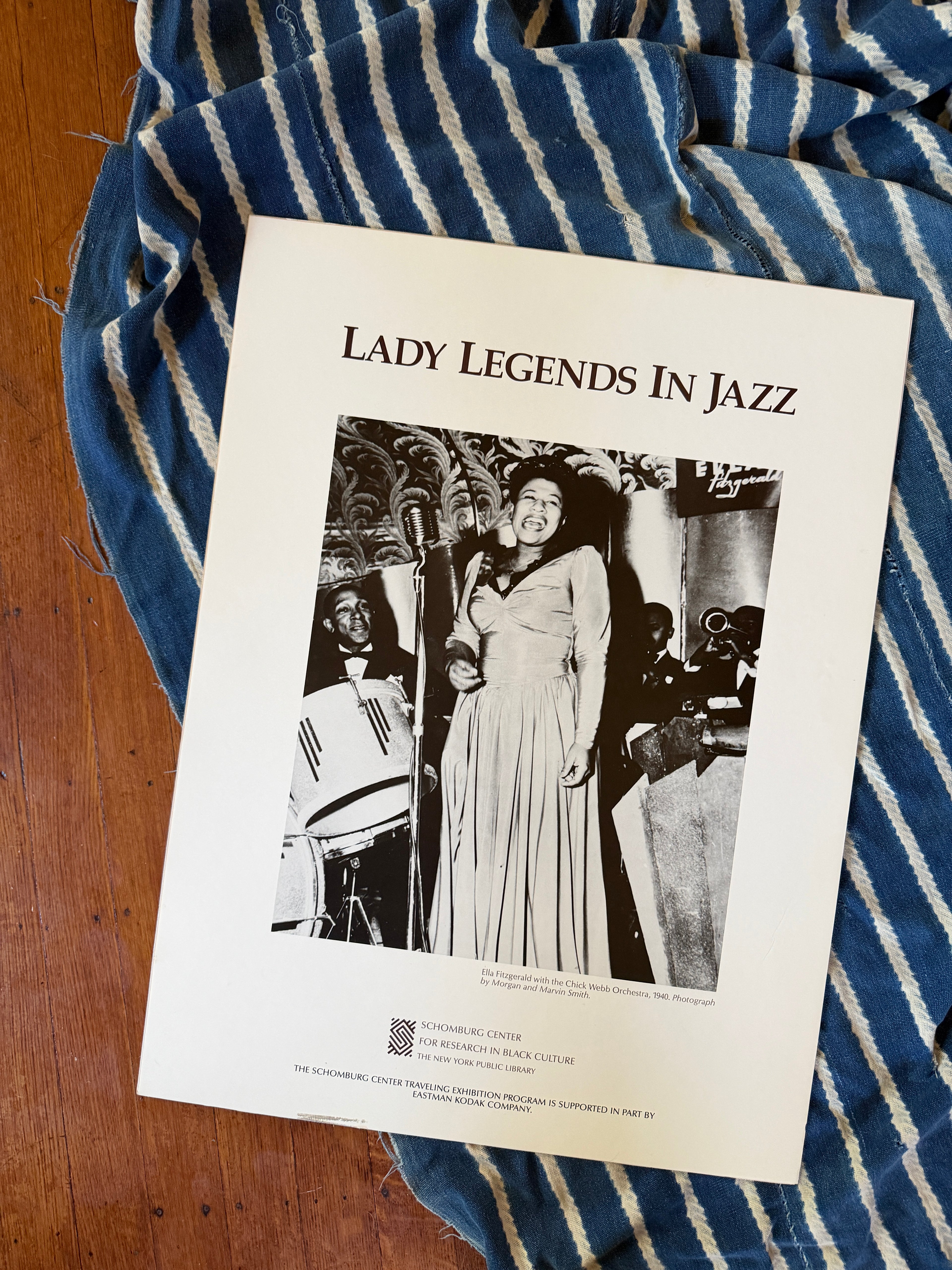 Vintage "Lady Legends in Jazz" Schomburg Center Poster (Undated)