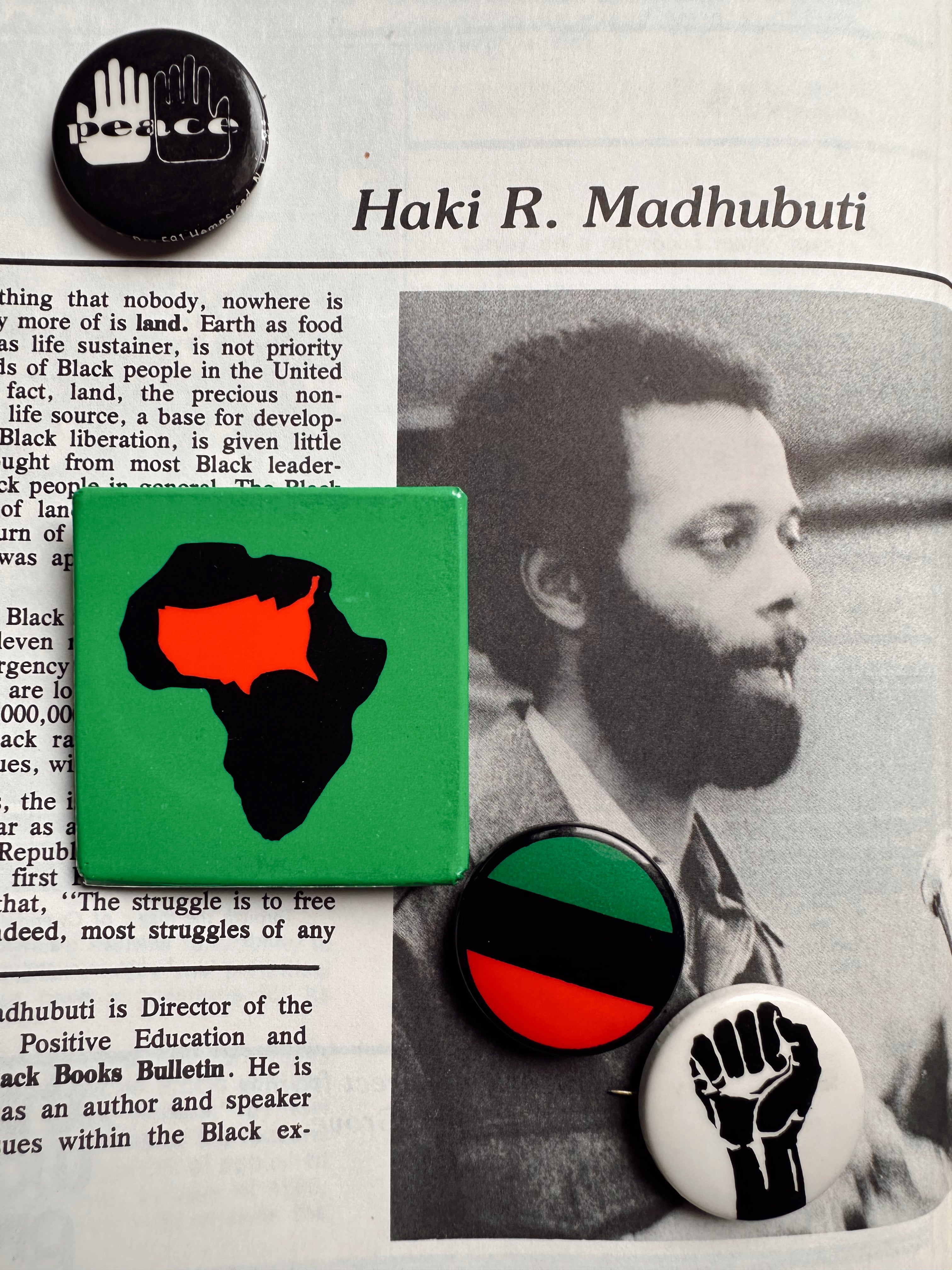 Vintage 1960’s-70’s Political Protest Pins (Please Select)