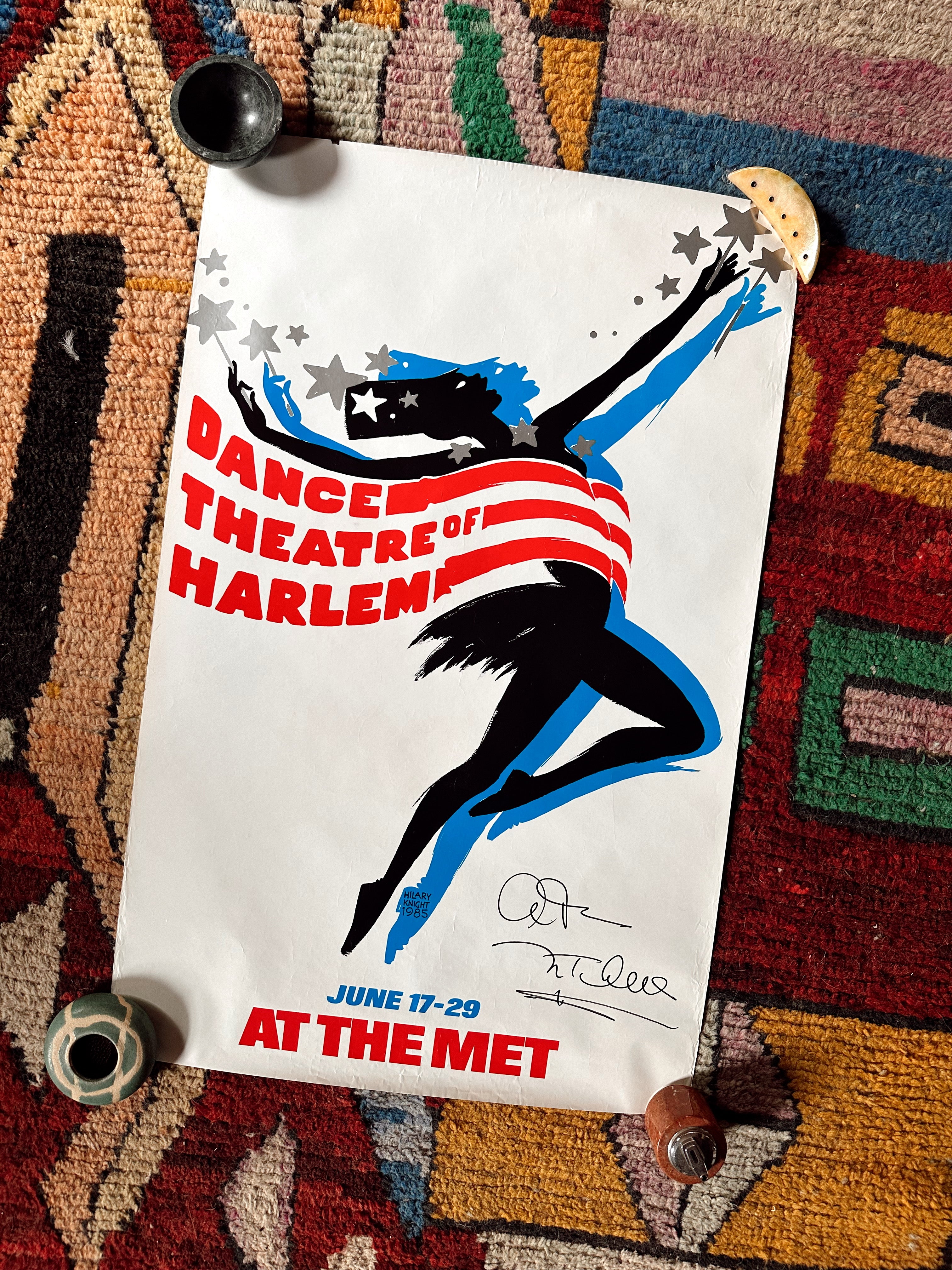 Vintage SIGNED Rare Dance Theatre of Harlem Poster (1985)
