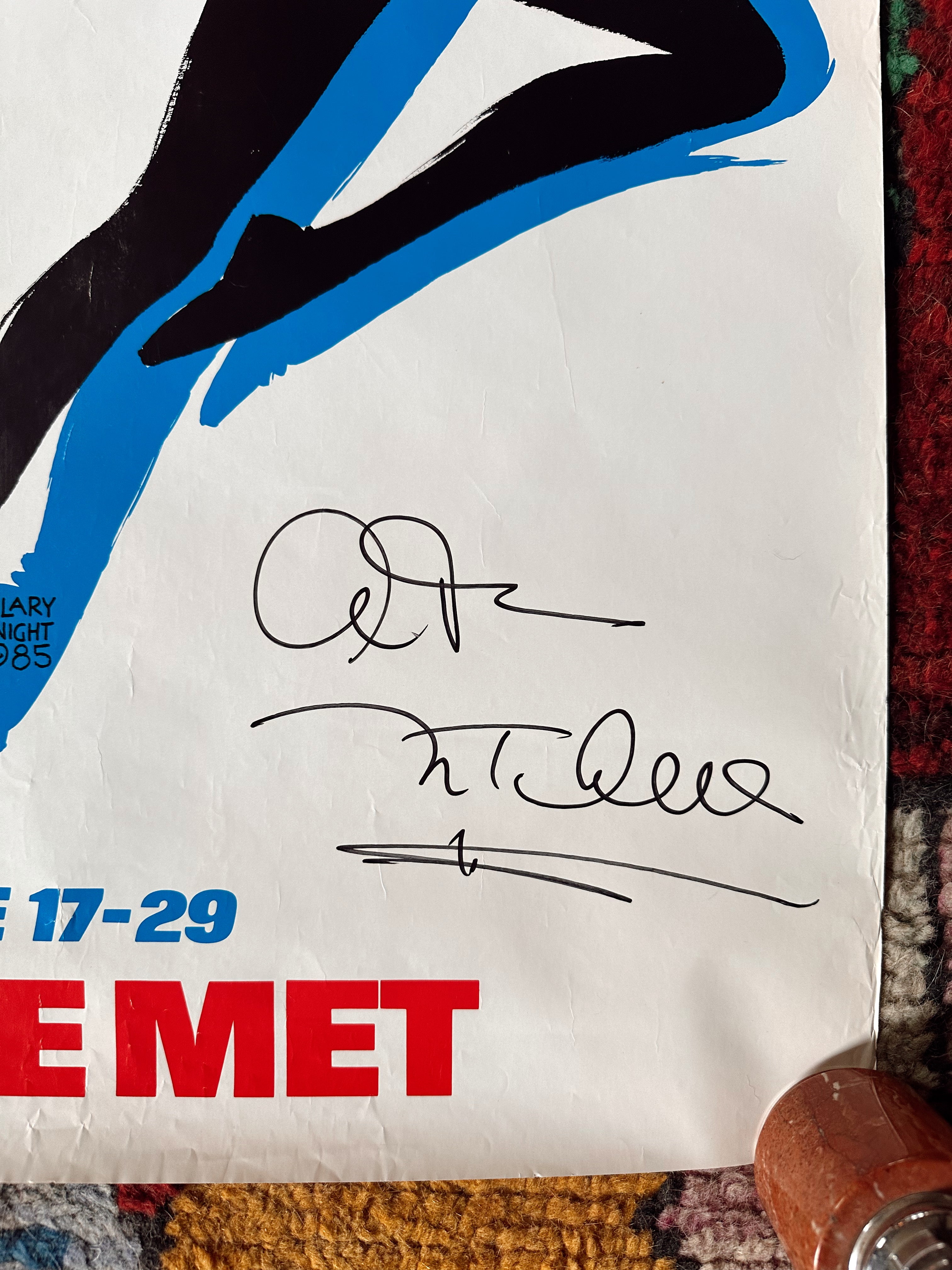 Vintage SIGNED Rare Dance Theatre of Harlem Poster (1985)