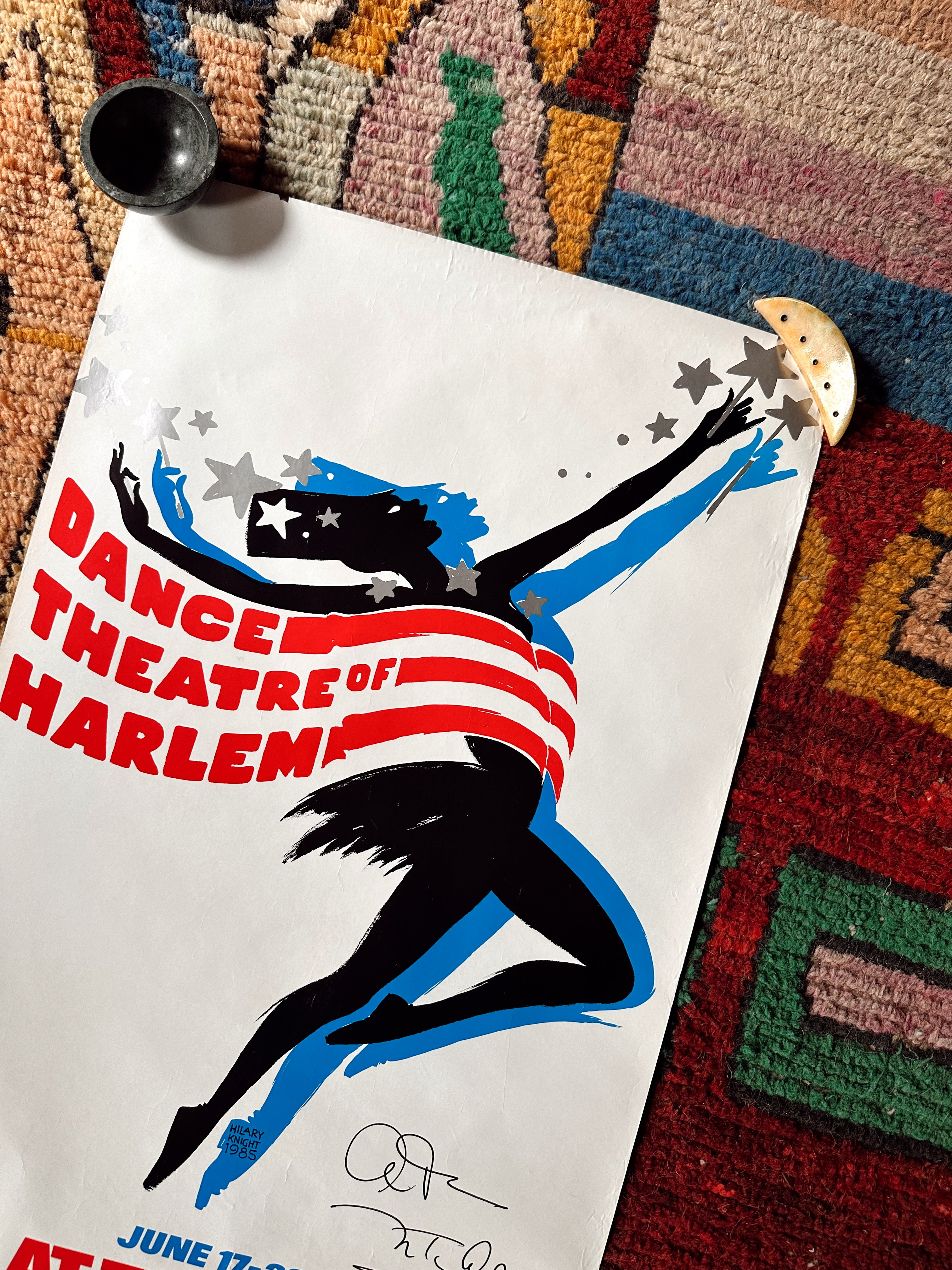 Vintage SIGNED Rare Dance Theatre of Harlem Poster (1985)