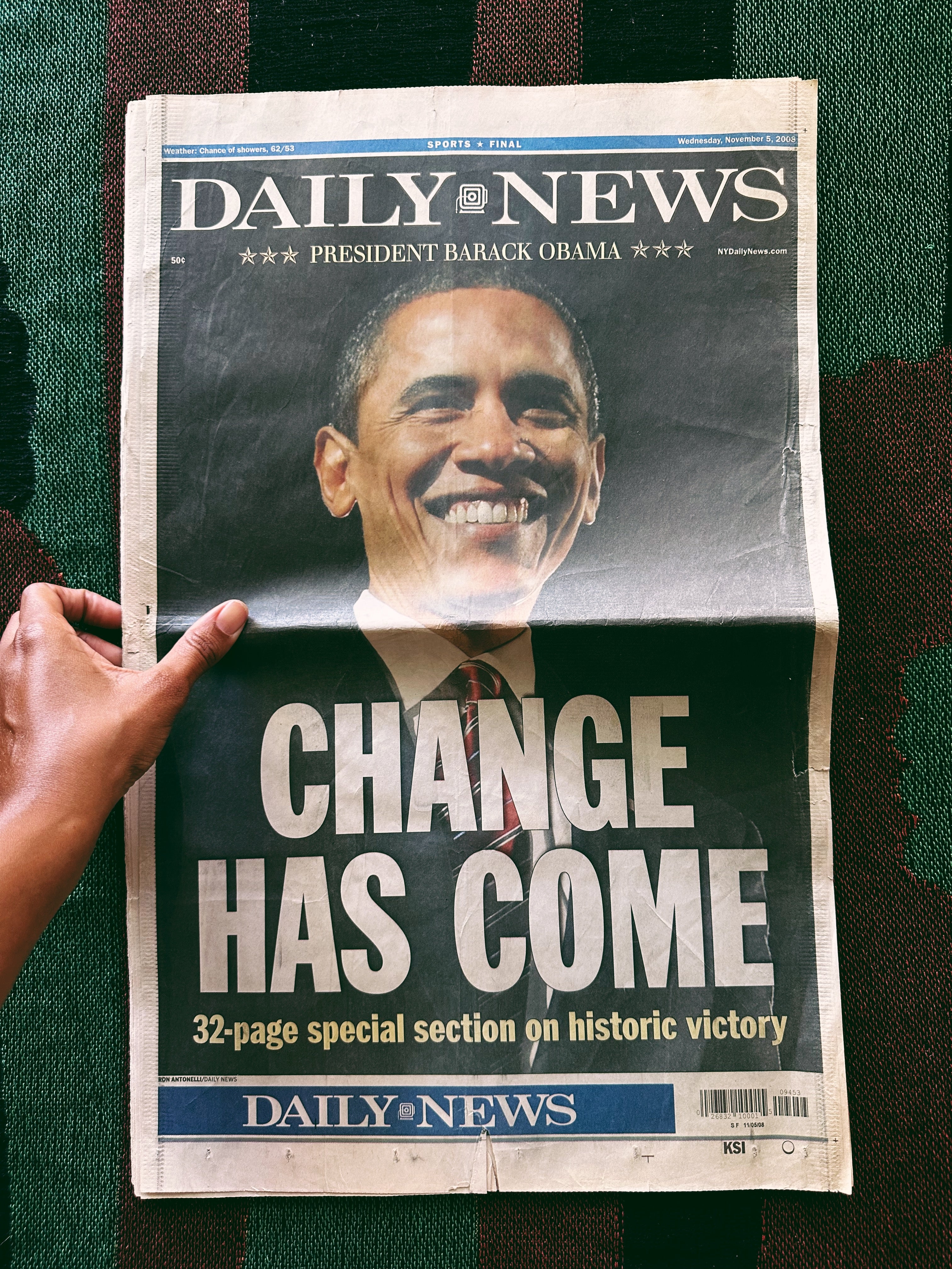 Vintage Assorted Barack Obama Newspapers (Please Select)