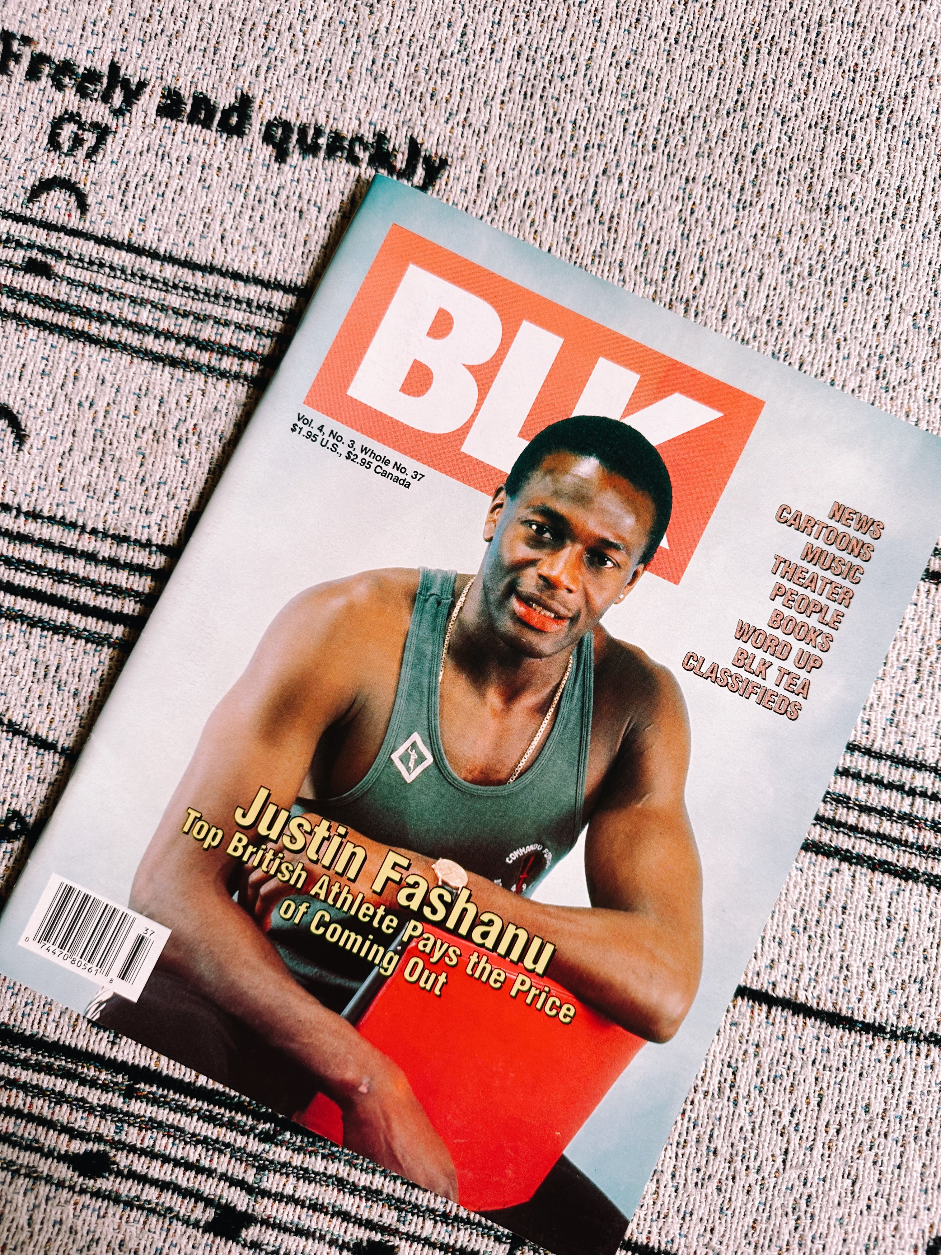 Vintage Issue of "BLK: The National Black Lesbian and Gay Newsmagazine" (Please Select)