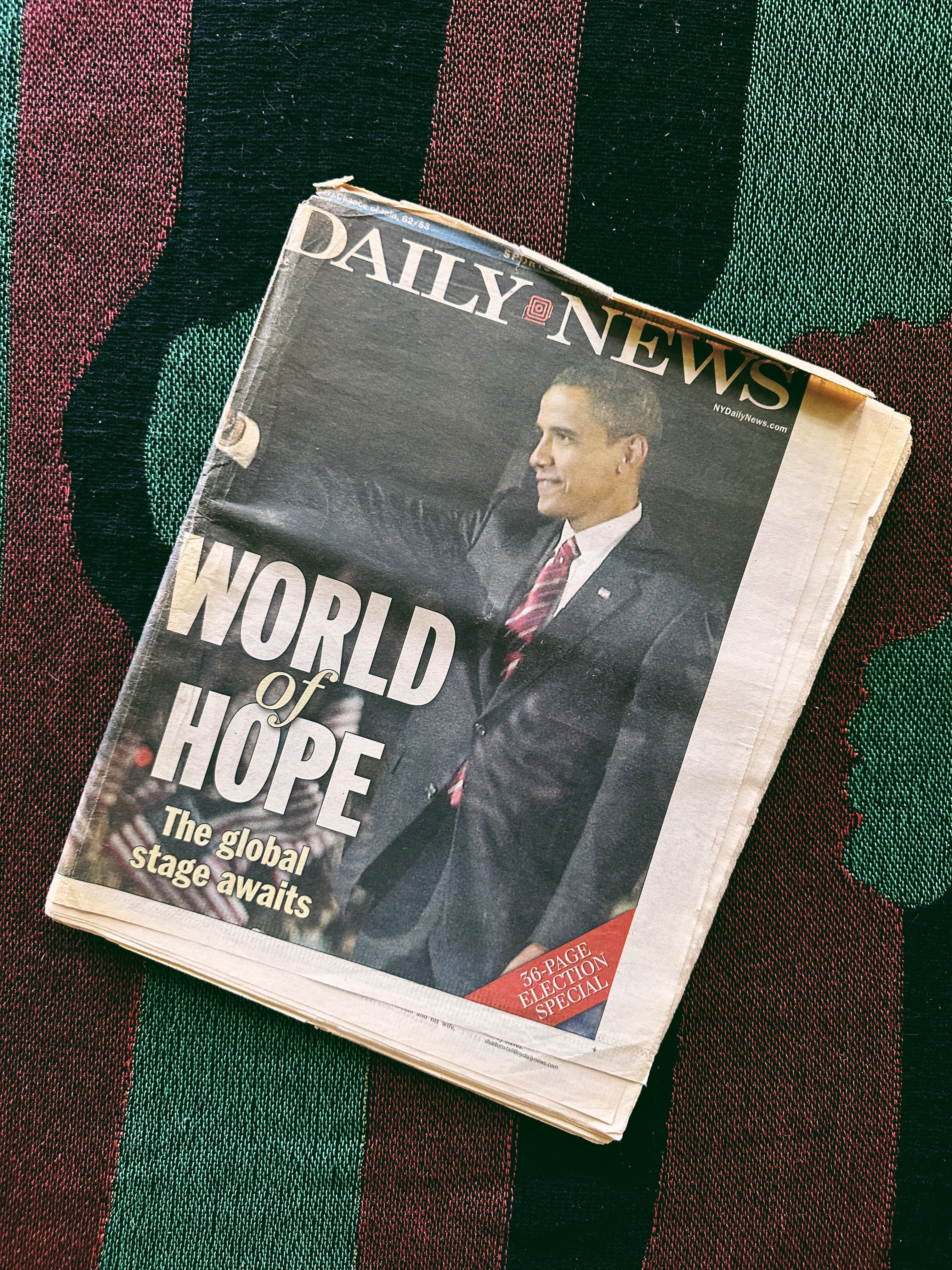 Vintage Assorted Barack Obama Newspapers (Please Select)