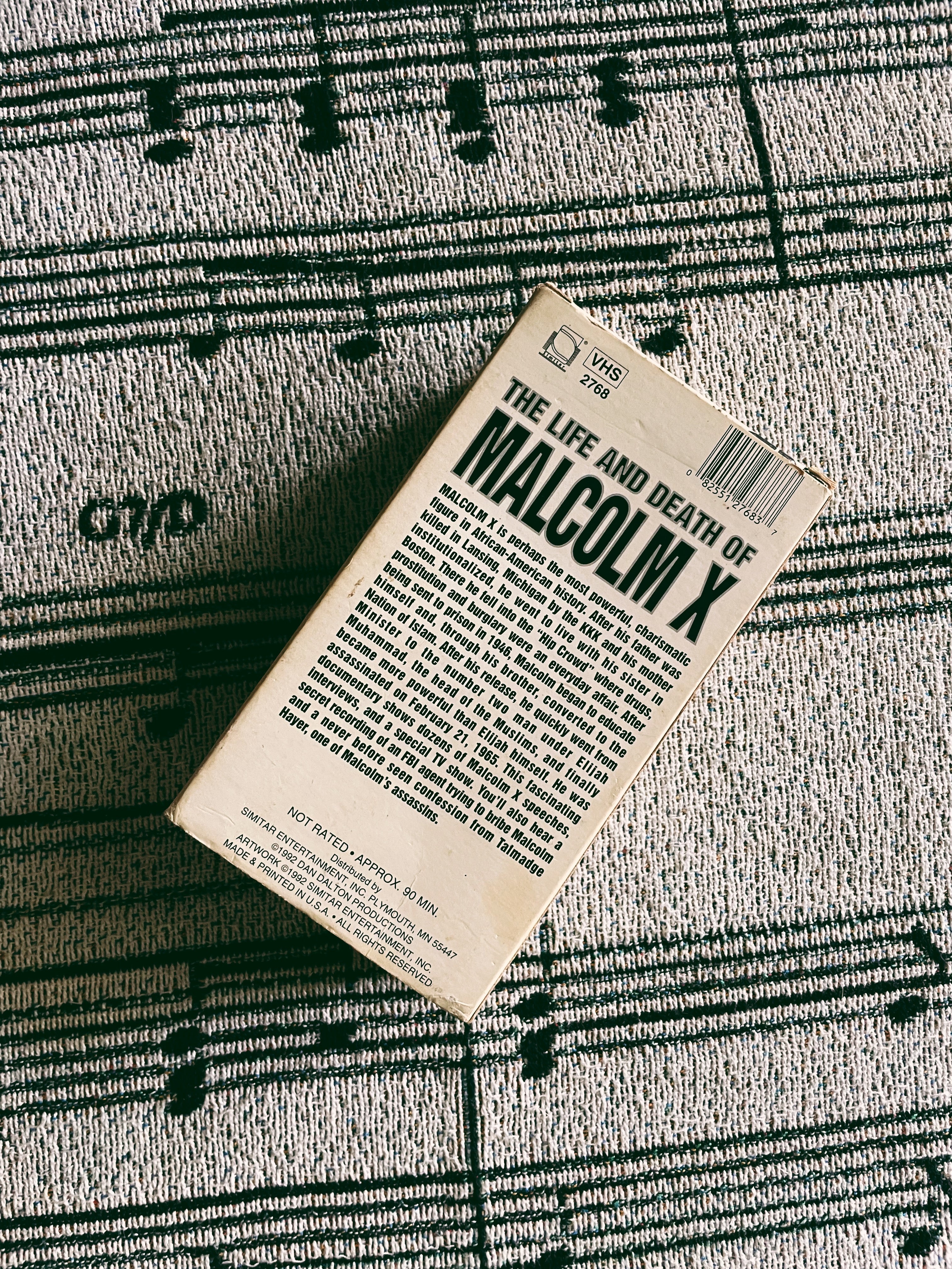 Vintage “The Life and Death of Malcolm X" VHS Set (1992)