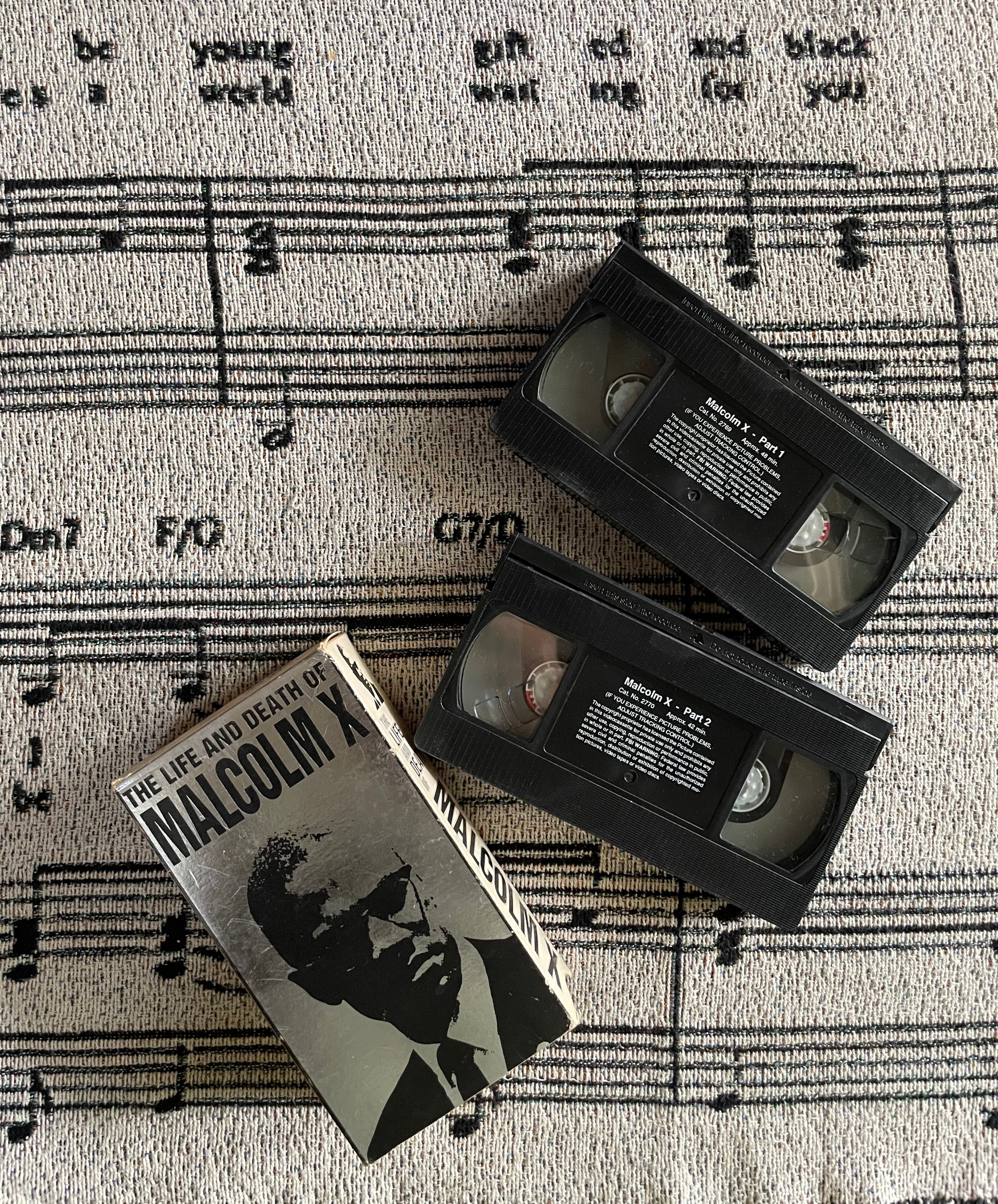 Vintage “The Life and Death of Malcolm X" VHS Set (1992)