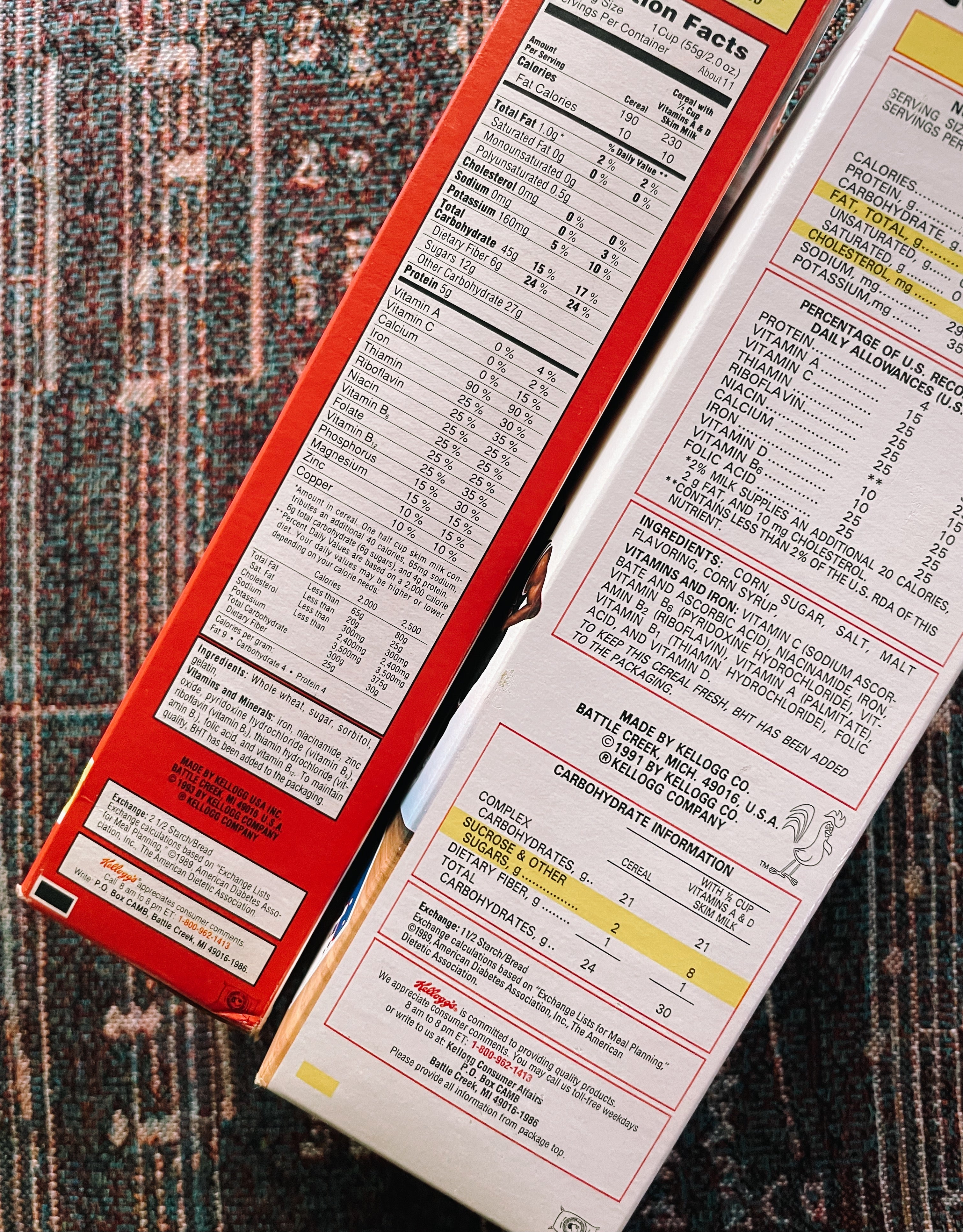 Vintage Cereal Box (Please Select)