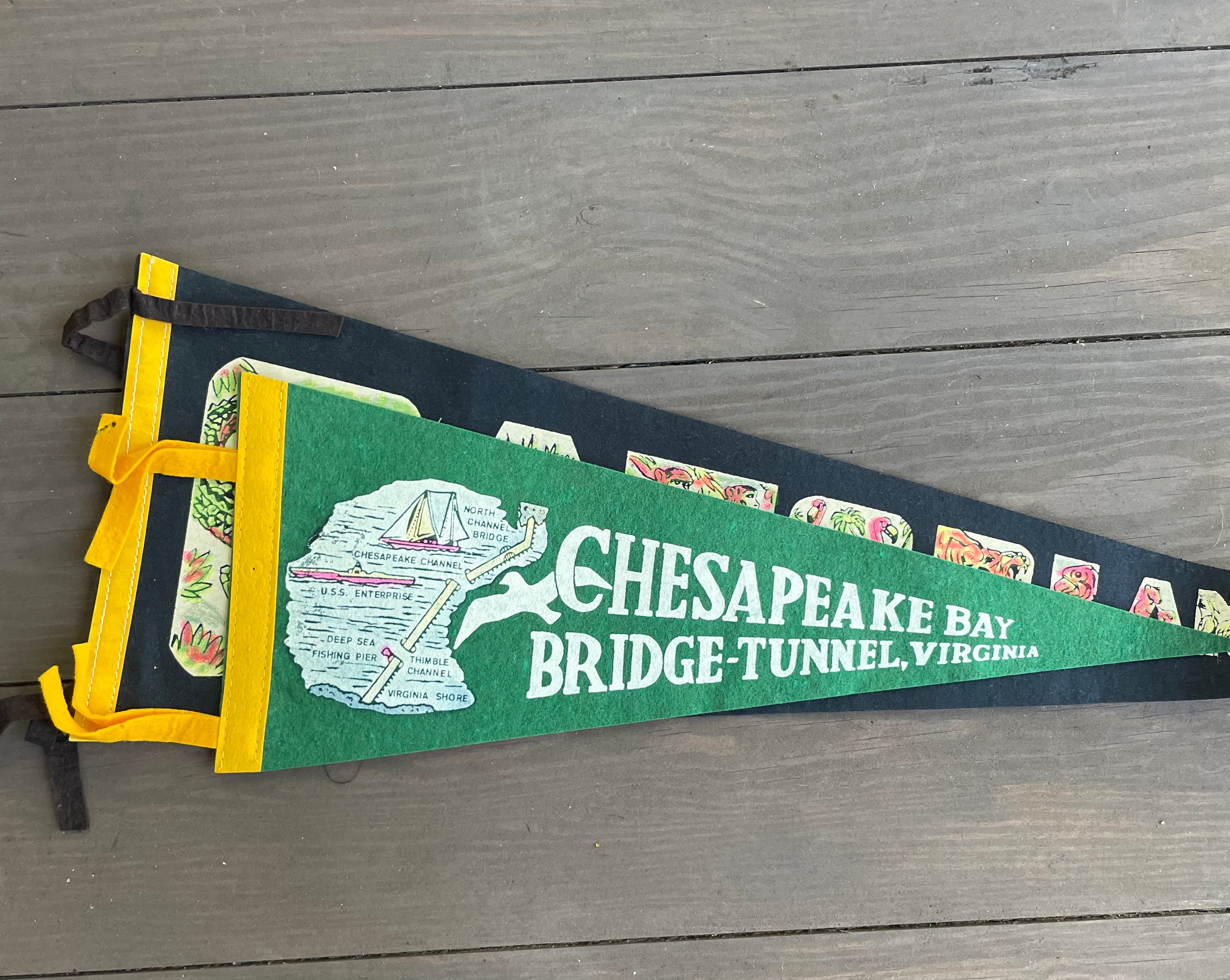 Vintage Travel/Souvenir Pennants (Please Select)