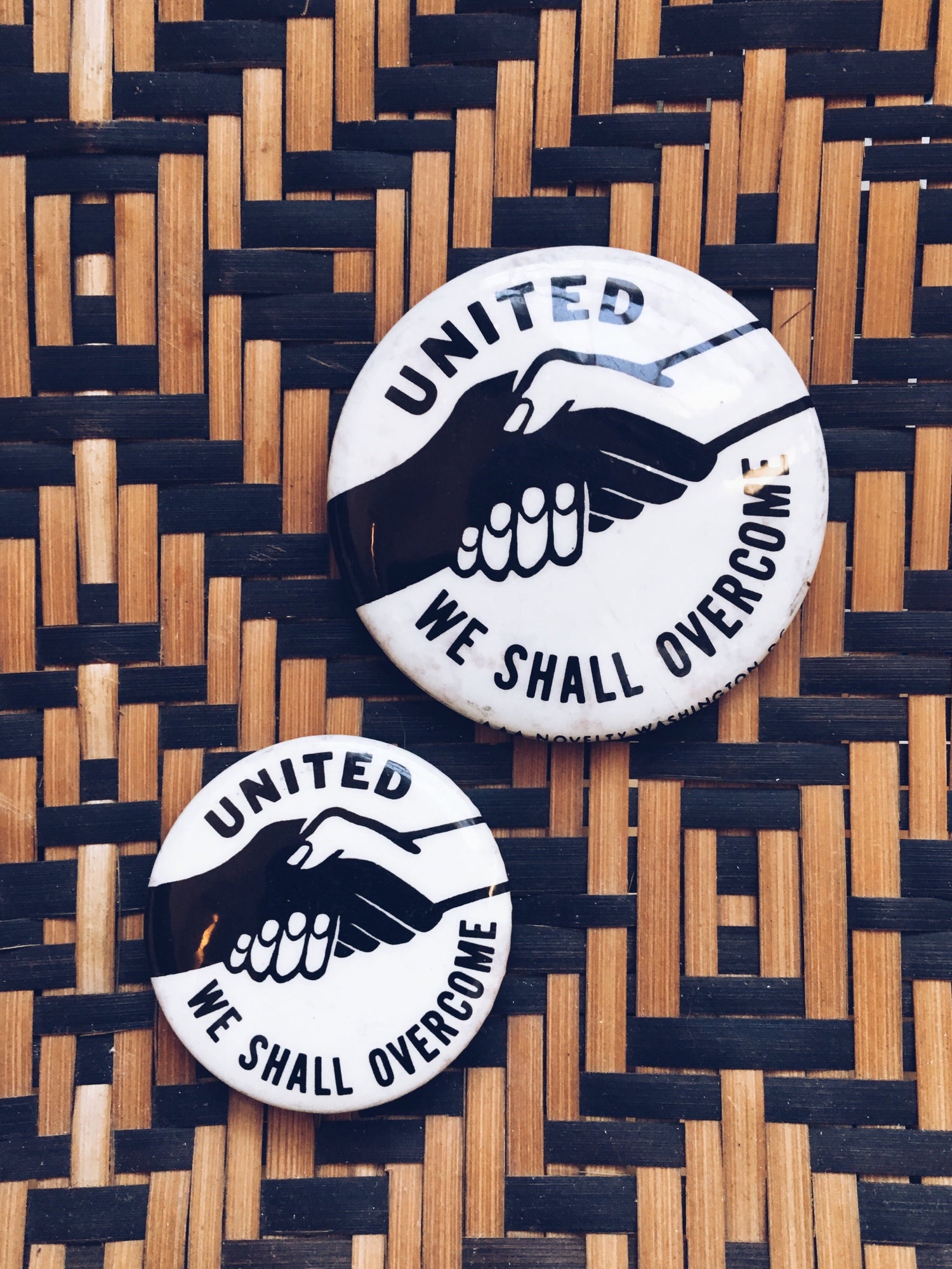 Vintage “We Shall Overcome” Pinback Button (1960’s)