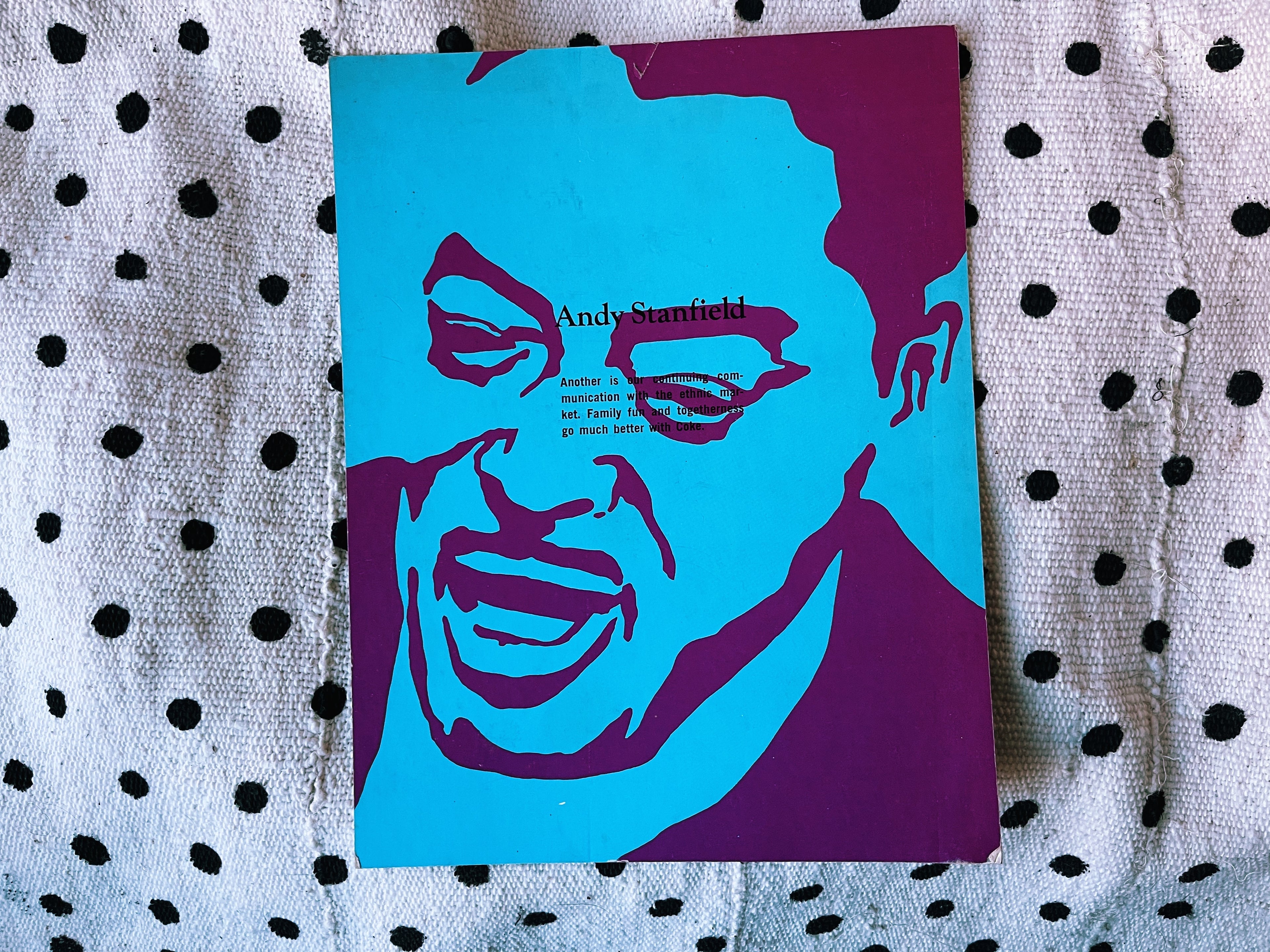 Vintage Rare Coca Cola Andy Stanfield Store Display/Sign (1960&