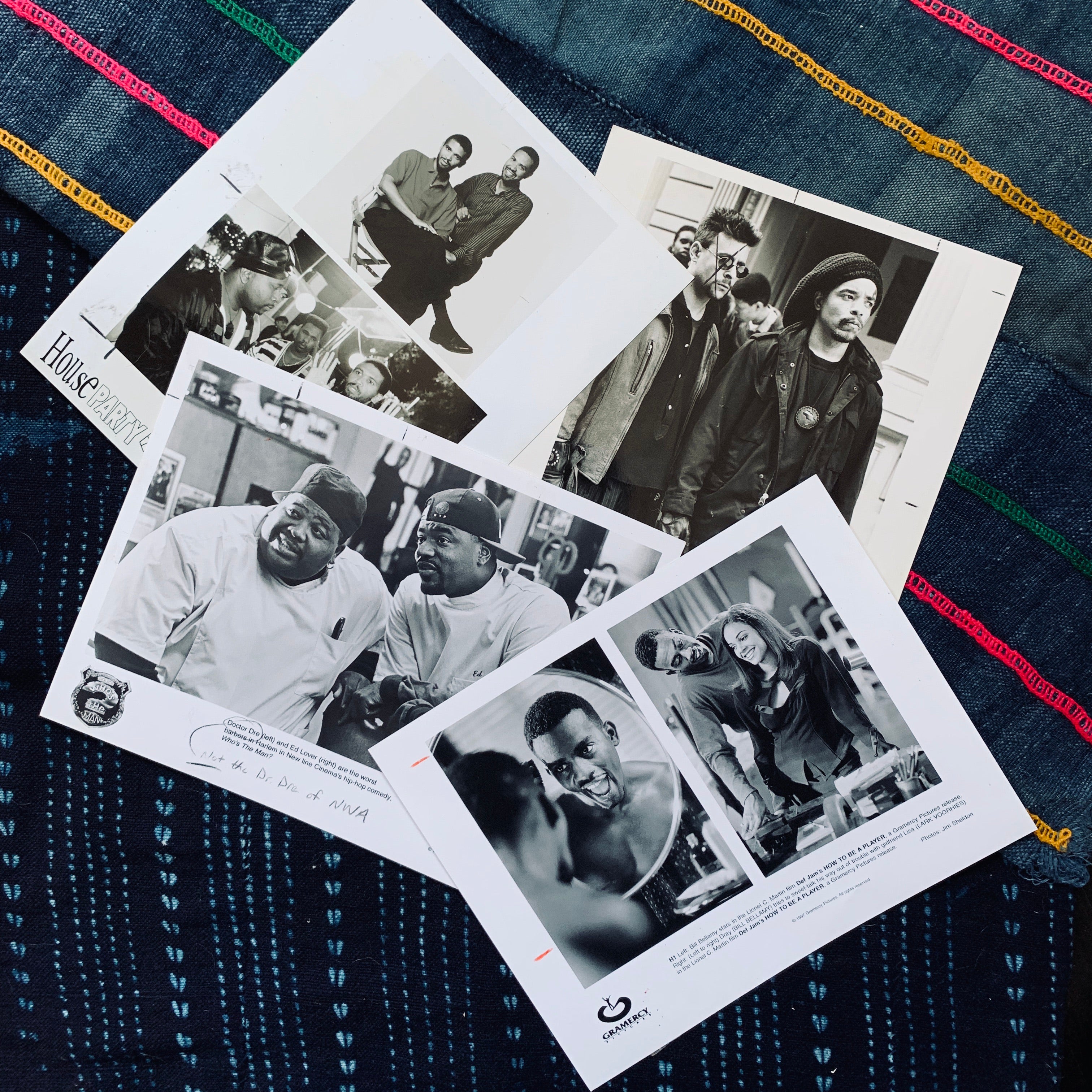 Vintage 90’s Cinema Studio Stills/Photos (Ice T, Whitney Houston, Bill Bellamy, etc.)