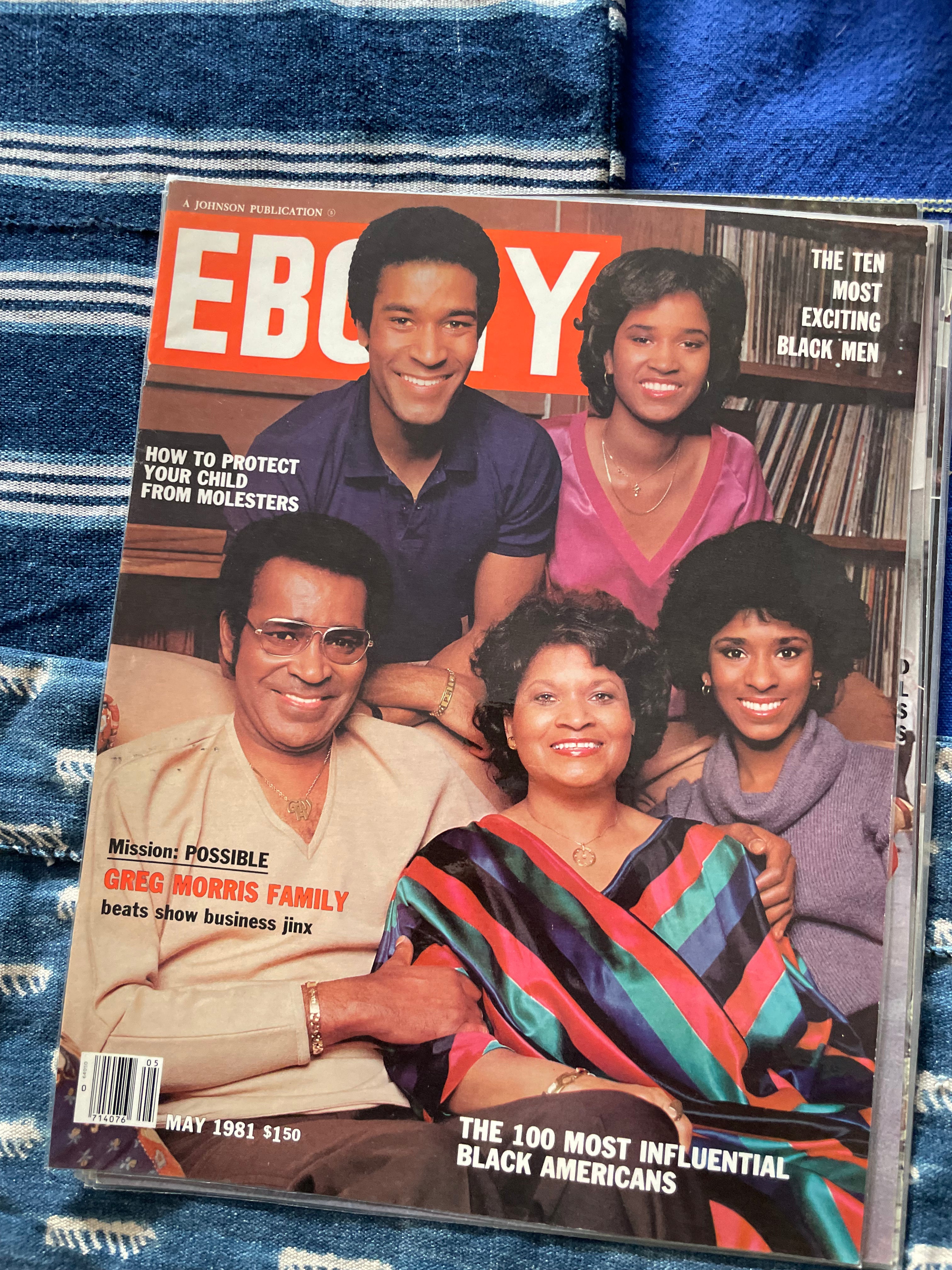 Vintage Ebony Magazine Laminated Cover (Please Select)