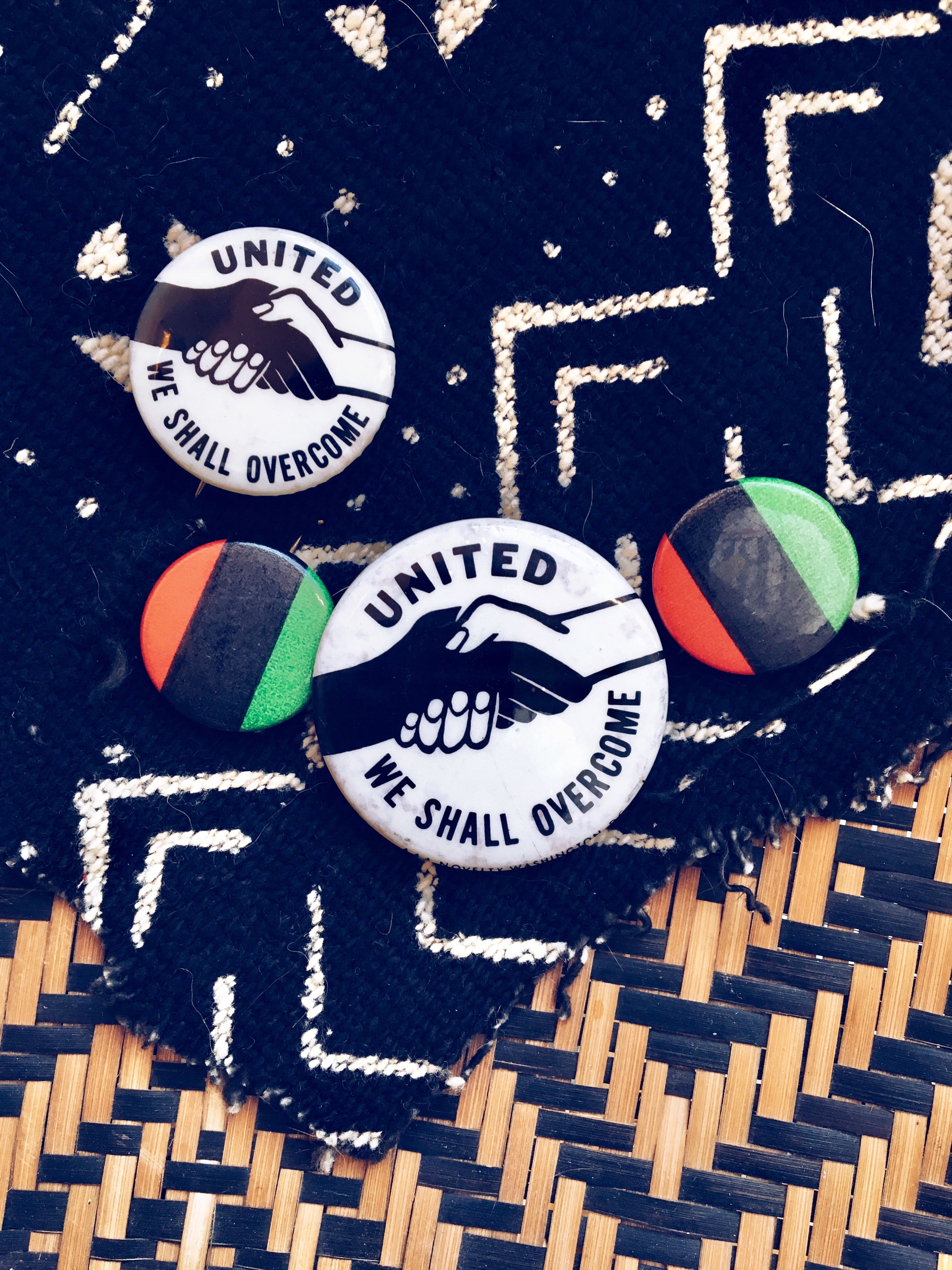 Vintage “We Shall Overcome” Pinback Button (1960’s)