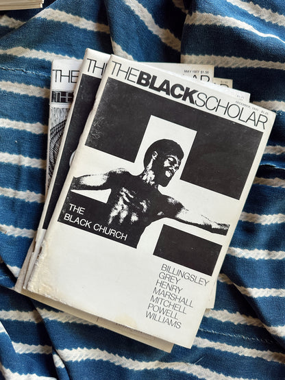 Vintage Black Scholar Journal Issues (Please Select)