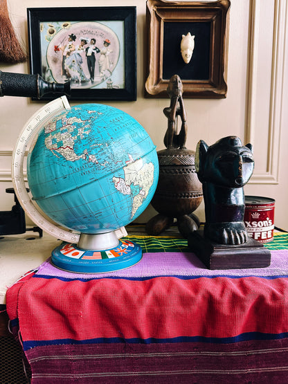Vintage Metal World Globe (1960’s)