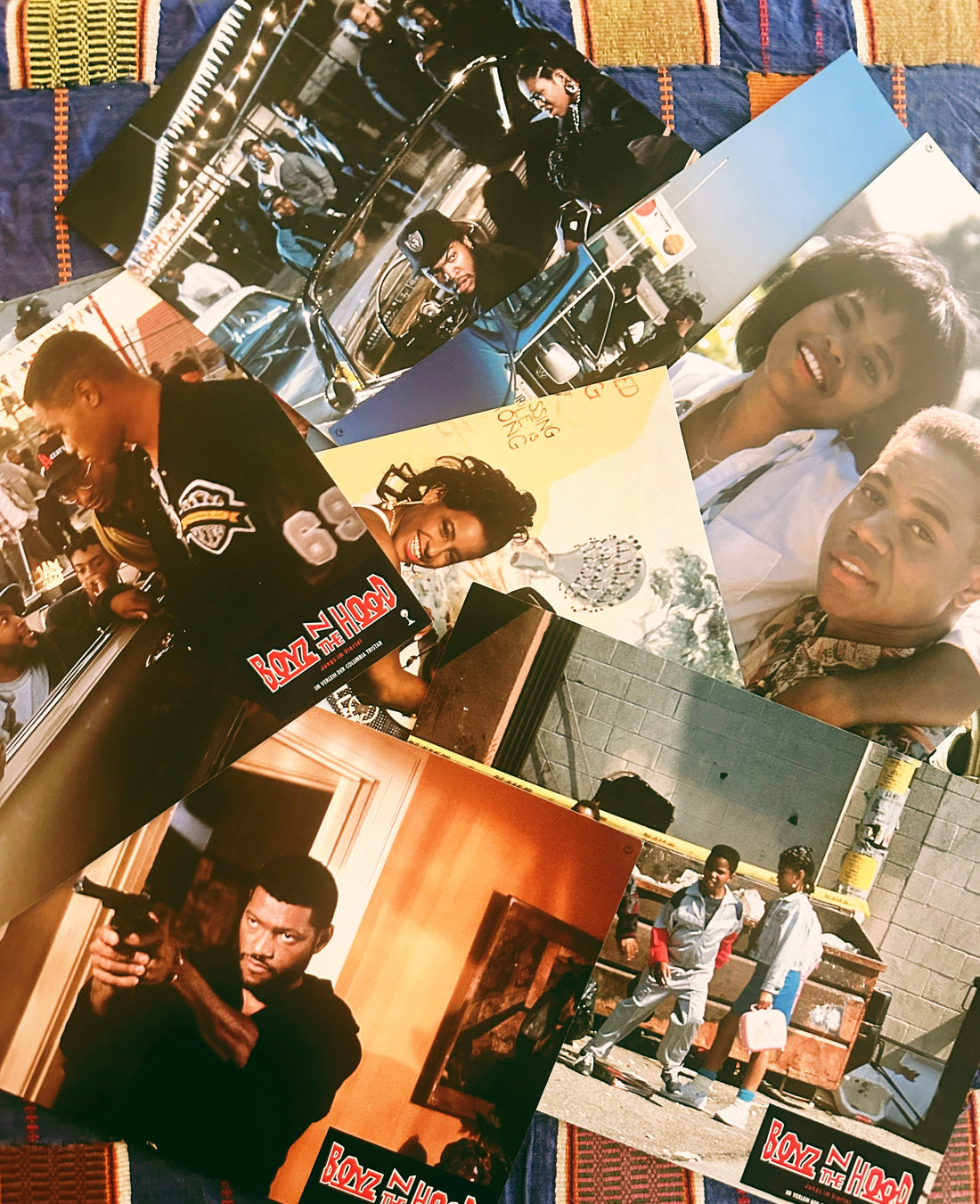Vintage “Boyz In The Hood&quot; Promotional Lobby Card Posters (Spanish, 1991)