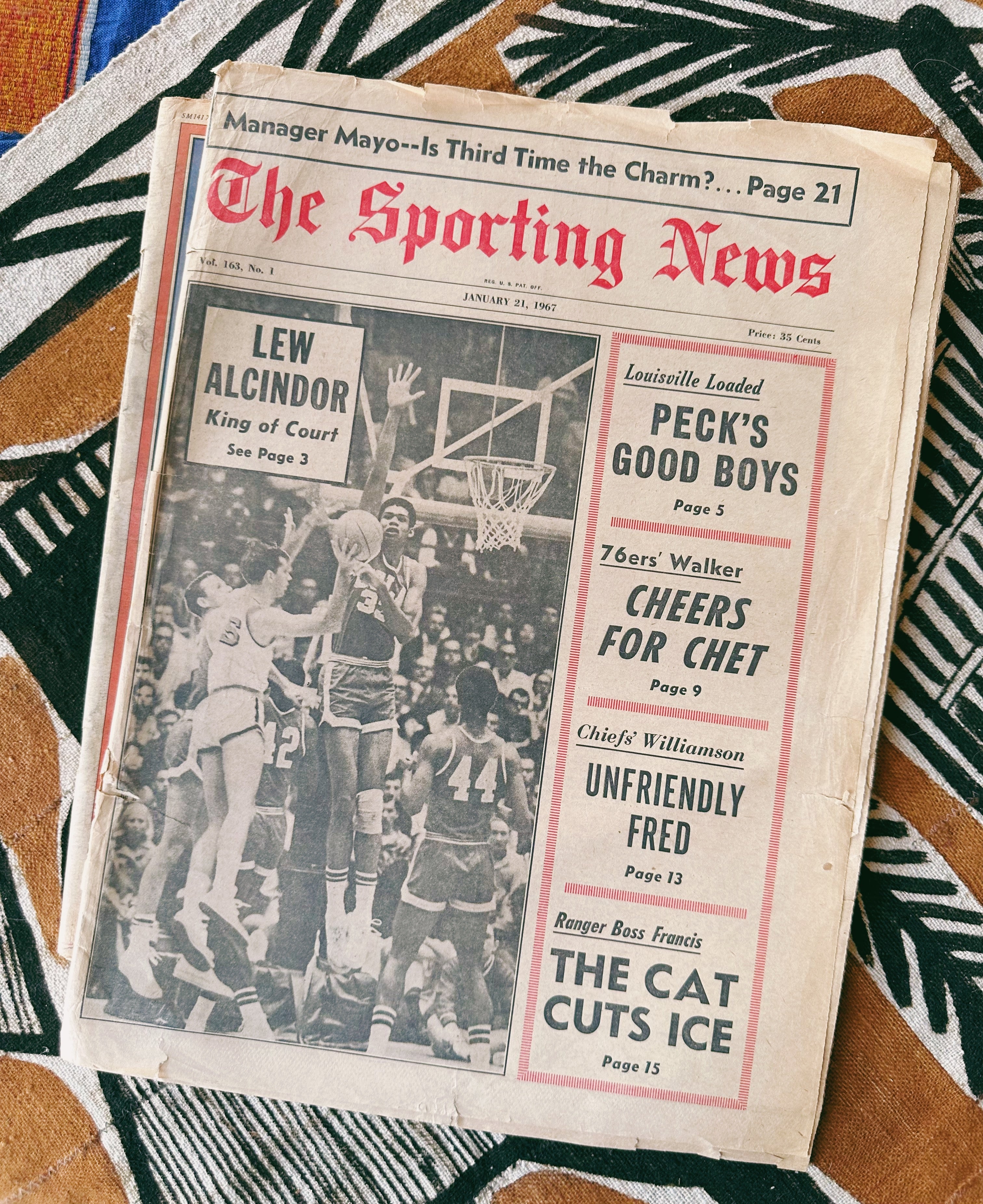 Assorted Vintage Sports Newspaper Covers// Please Select