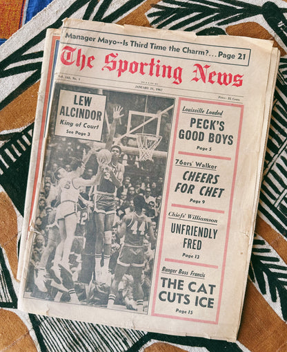 Assorted Vintage Sports Newspaper Covers// Please Select