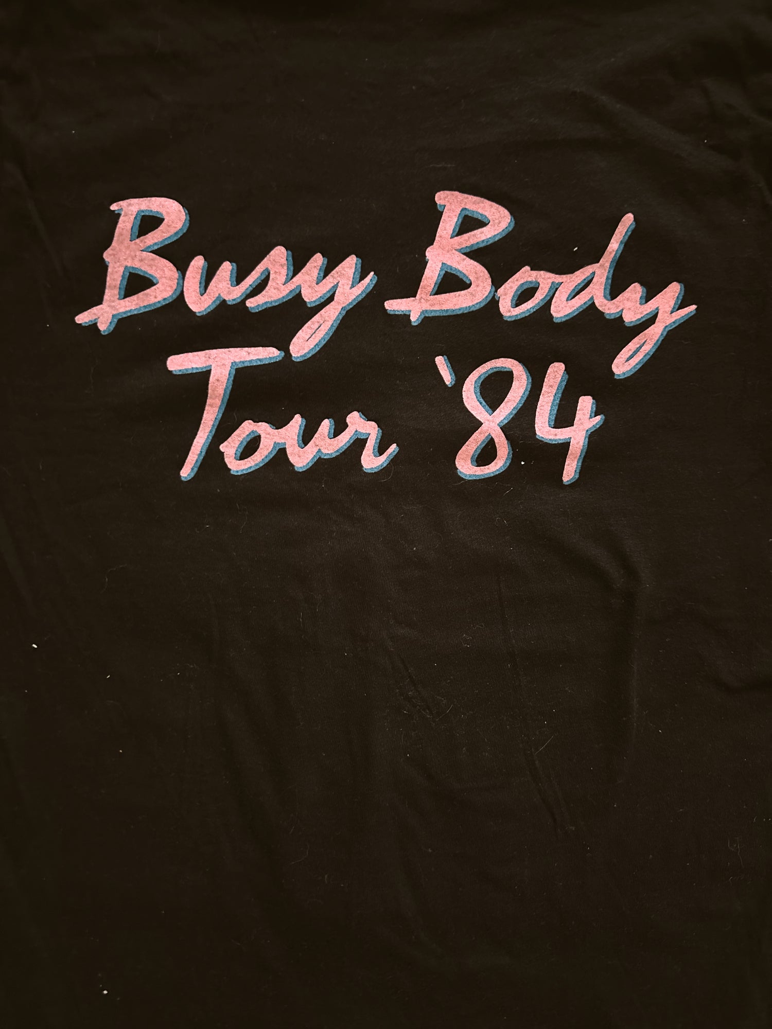 Vintage Luther Vandross “Busy Body” Concert Shirt (1984)