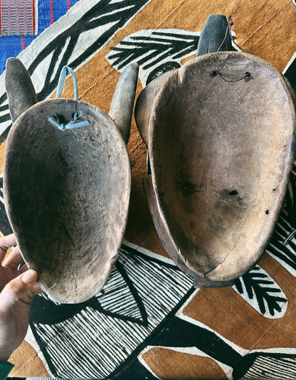 Vintage Ivory Coast Carved Baule Masks (Please Select)