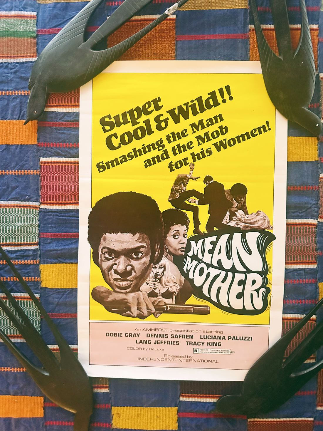 Vintage “Mean Mother” Movie Poster (1973)