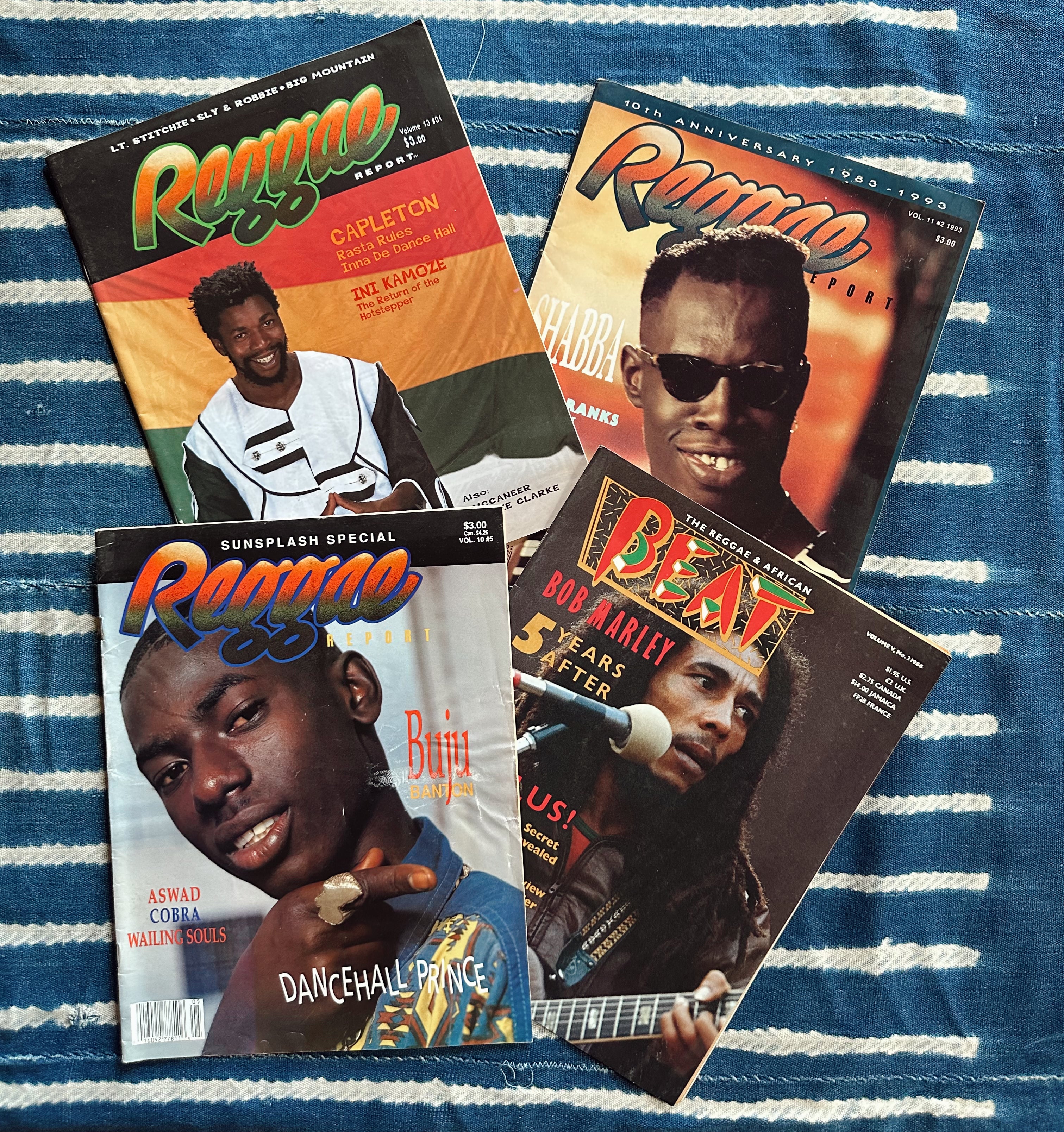 Vintage The Beat Reggae Magazine &frasl;&frasl; Please Select – BLK MKT Vintage