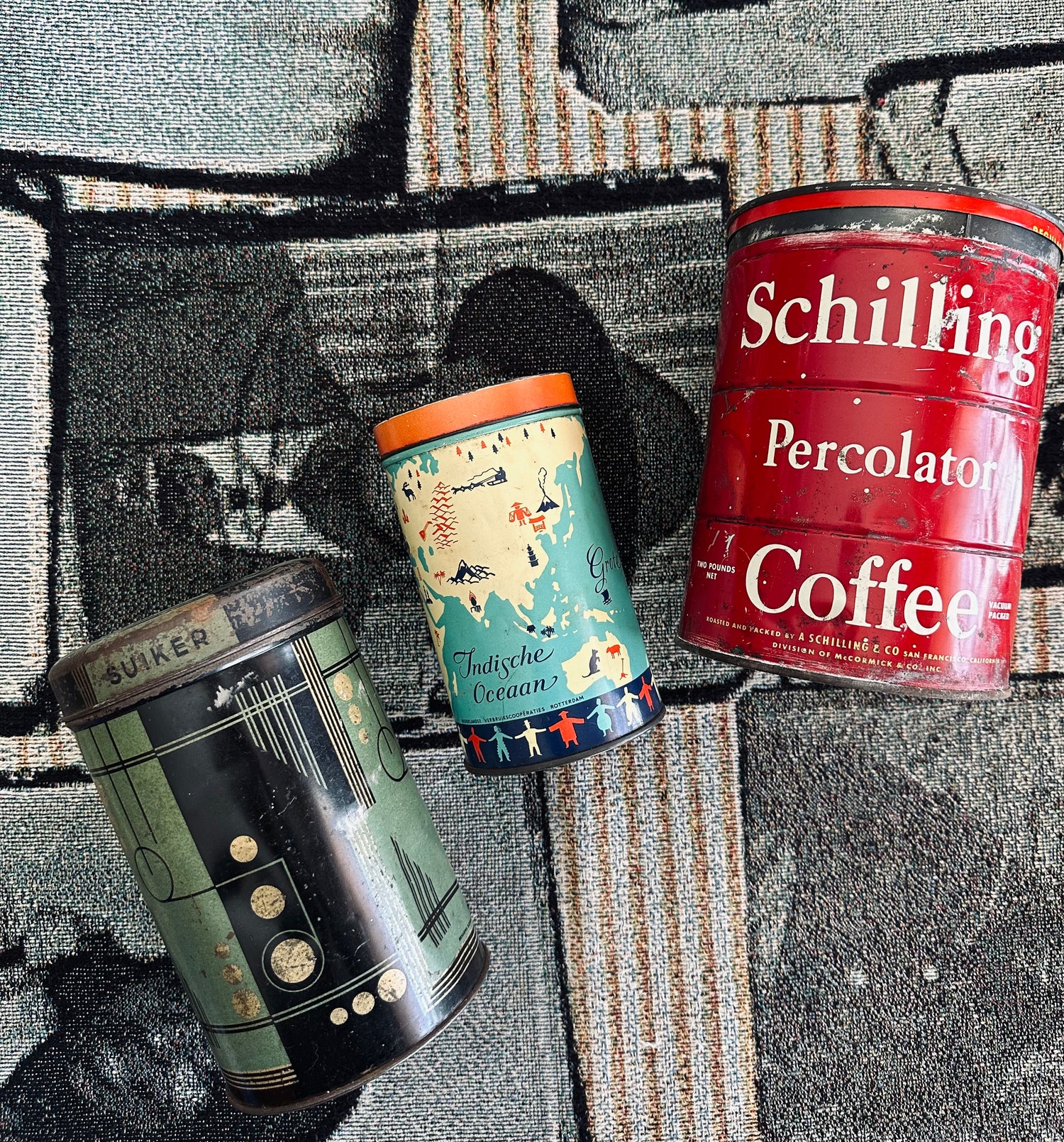 Vintage Mid-Century Tins (Please Select)