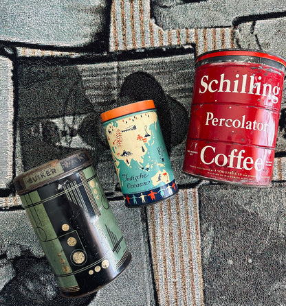 Vintage Mid-Century Tins (Please Select)