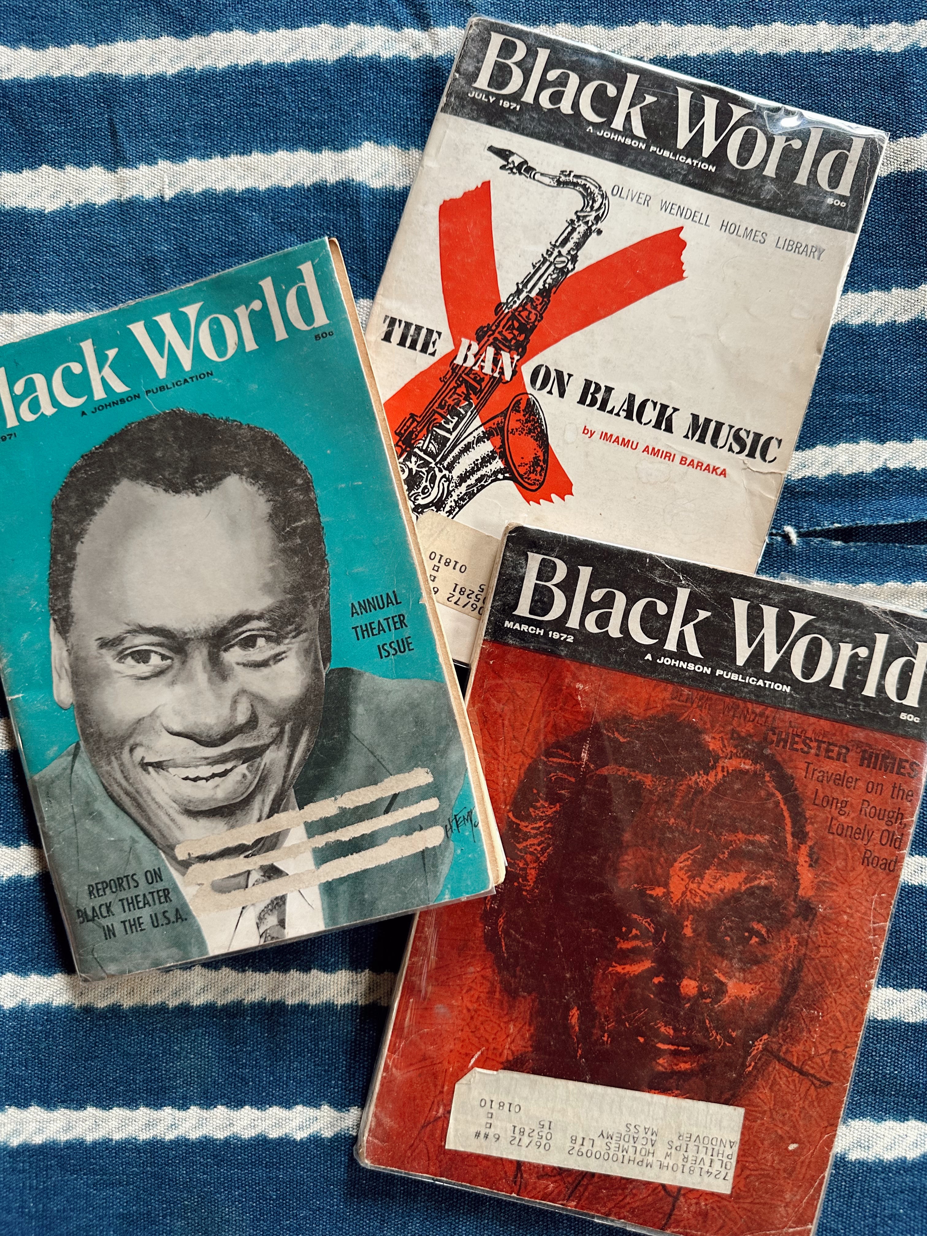 Vintage Black World Magazine // Please Select