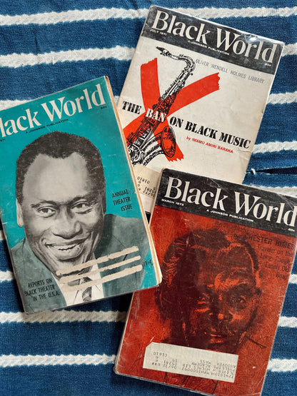 Vintage Black World Magazine // Please Select