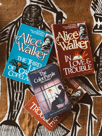 Assorted Vintage Alice Walker Books// Please Select