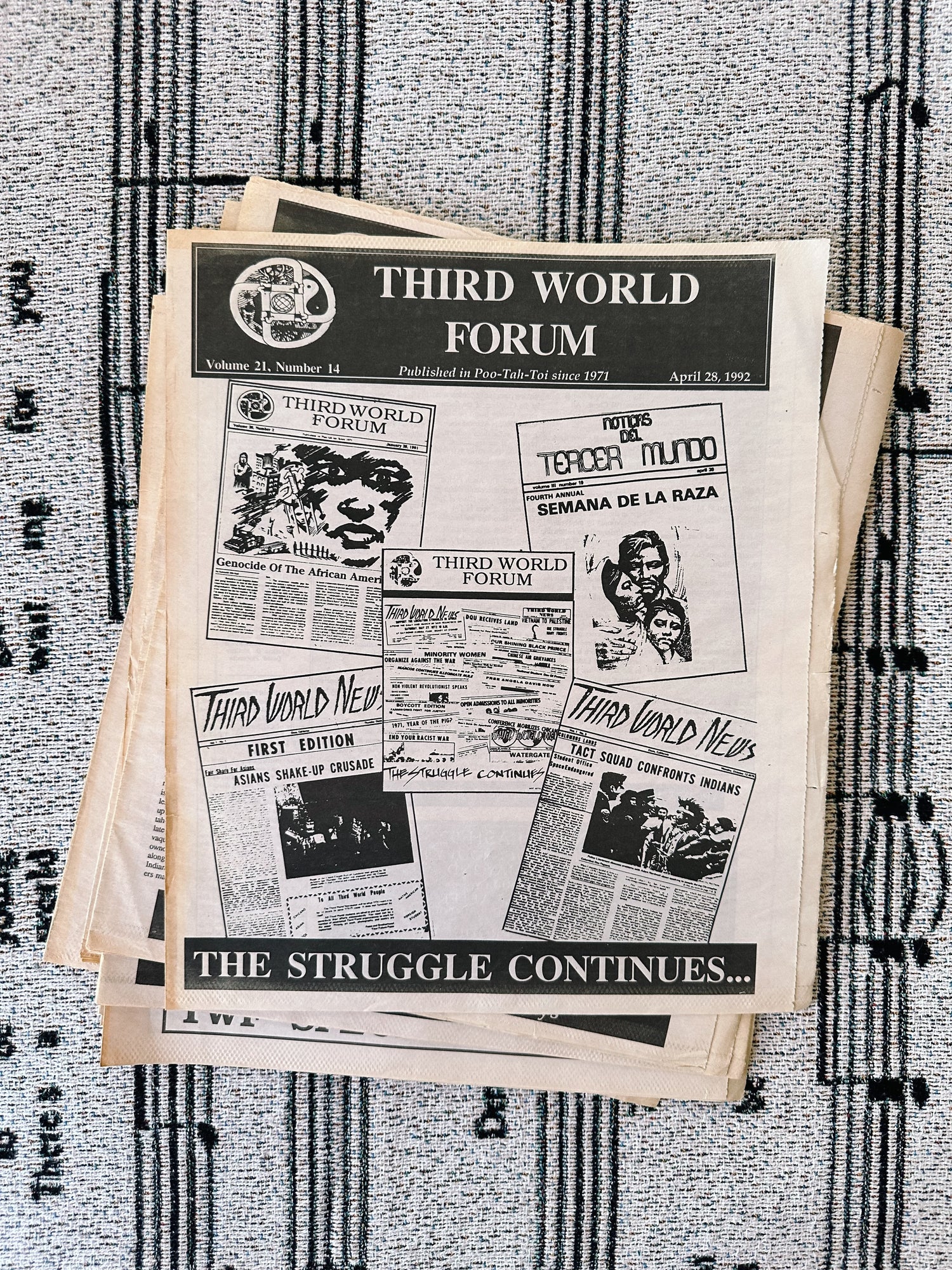 Vintage Third World Forum Newspapers //1990’s Issues  (Please Select)