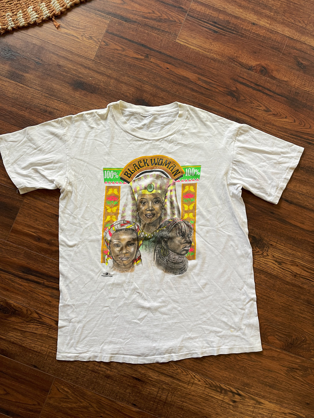 Vintage &quot;100% Black Woman” T-Shirt (1990&