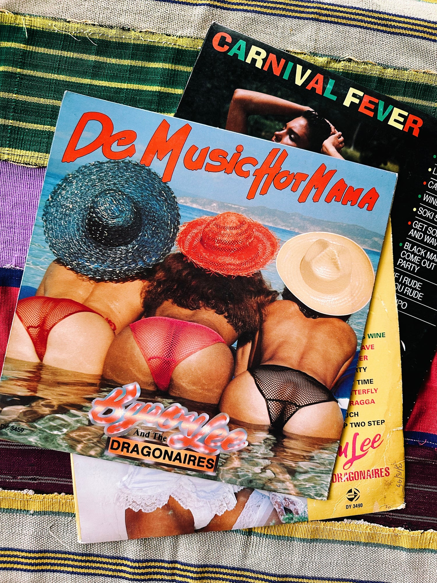 Vintage Soca, Reggae Vinyl Record Bundle (3 records)