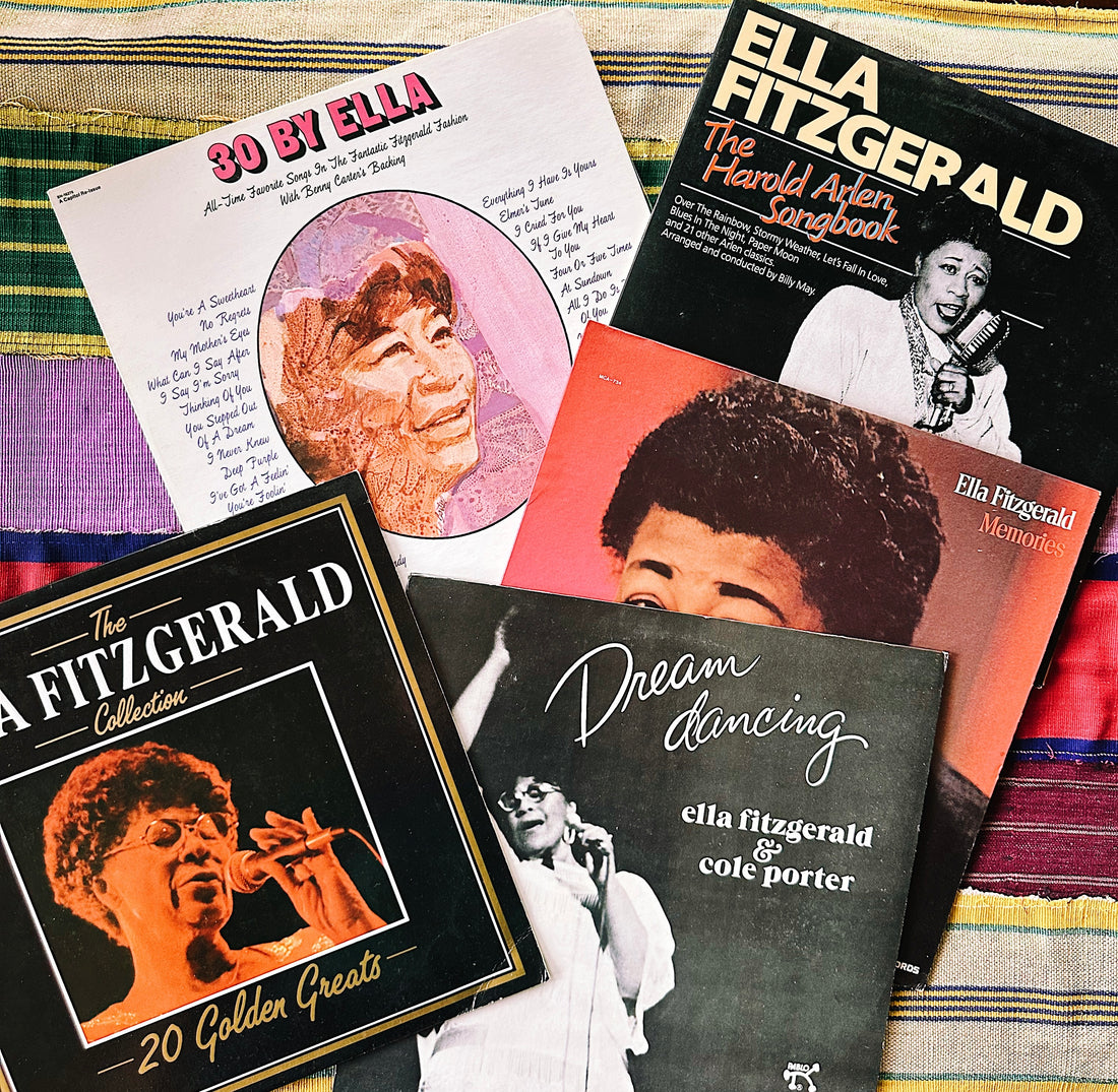 Vintage Assorted Ella Fitzgerald Vinyl Records (Please Select)