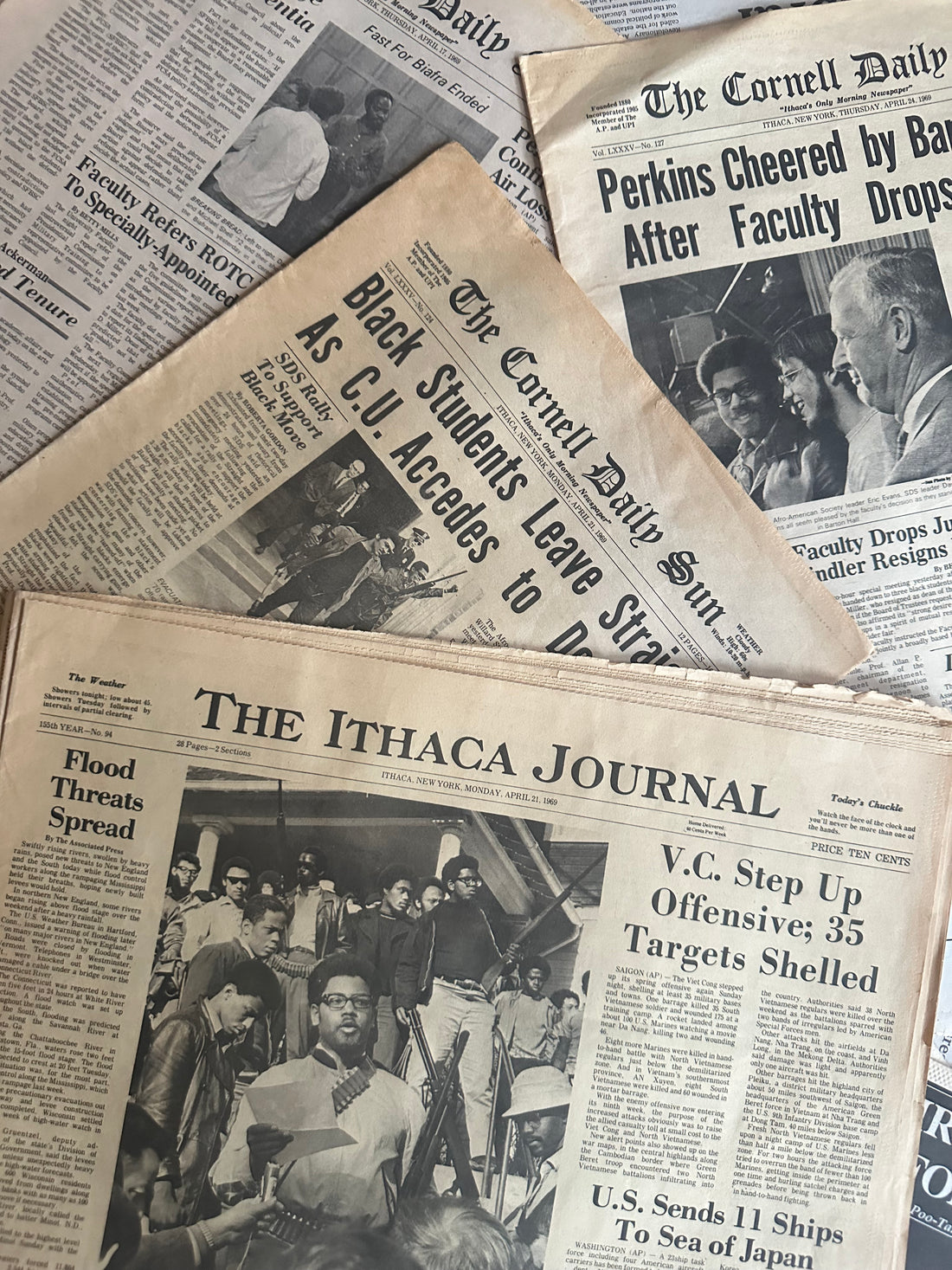 Vintage Cornell University Black Student Protest Newspapers (Please Select)