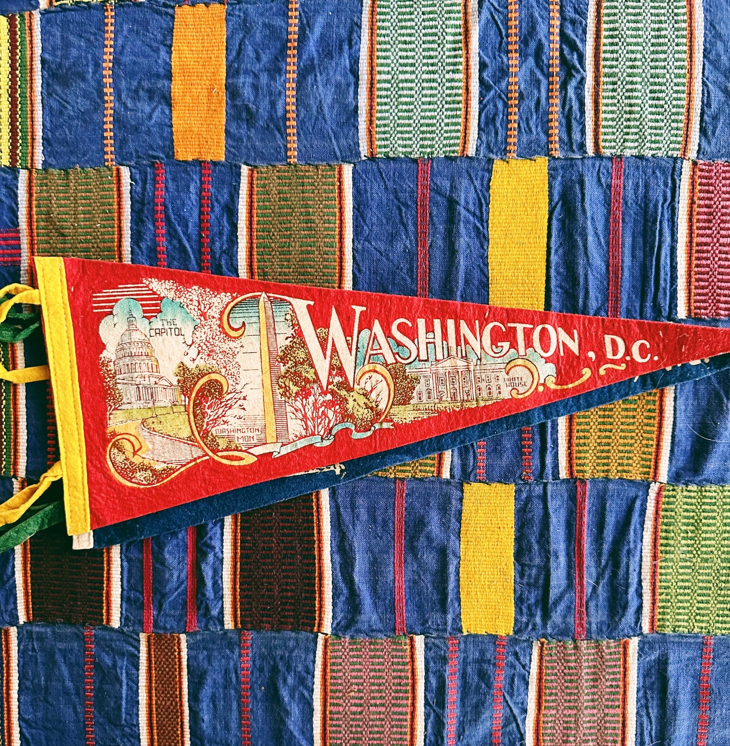 Vintage Washington, D.C. Souvenir Pennant