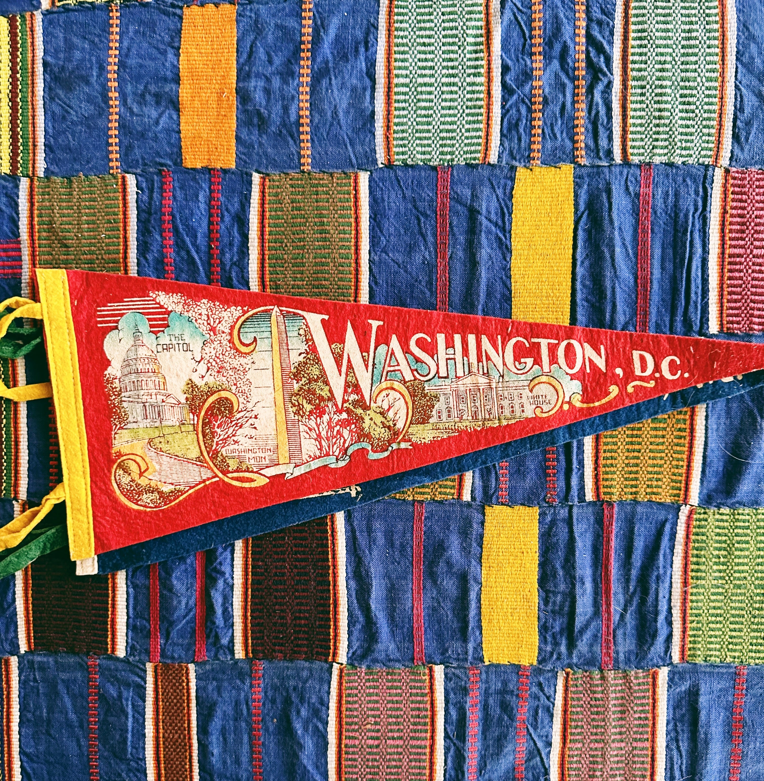 Vintage Washington, D.C. Souvenir Pennant