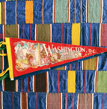 Vintage Washington, D.C. Souvenir Pennant