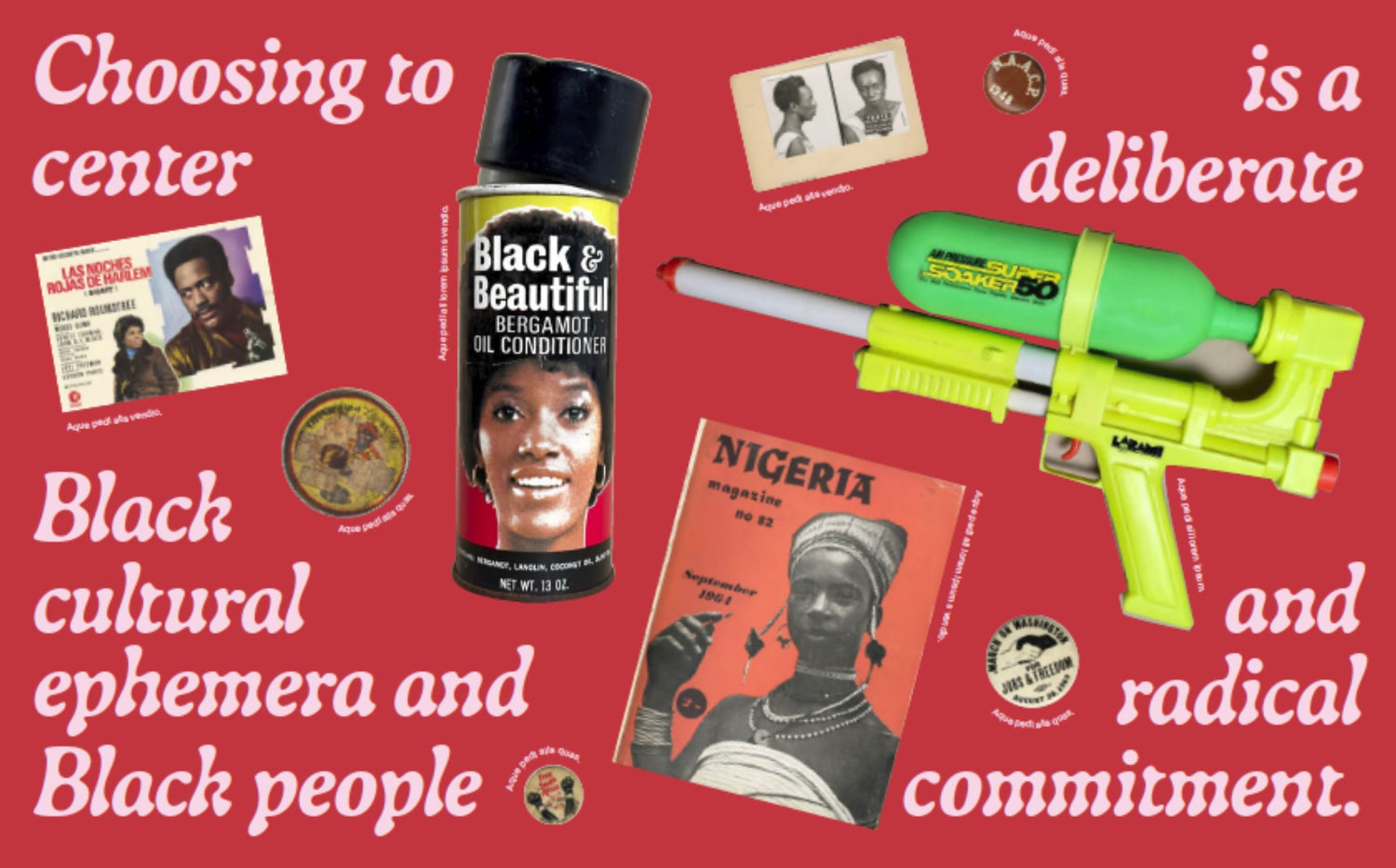 Hardcover &quot;BLK MKT Vintage: Reclaiming Objects and Curiosities That Tell Black Stories&quot;