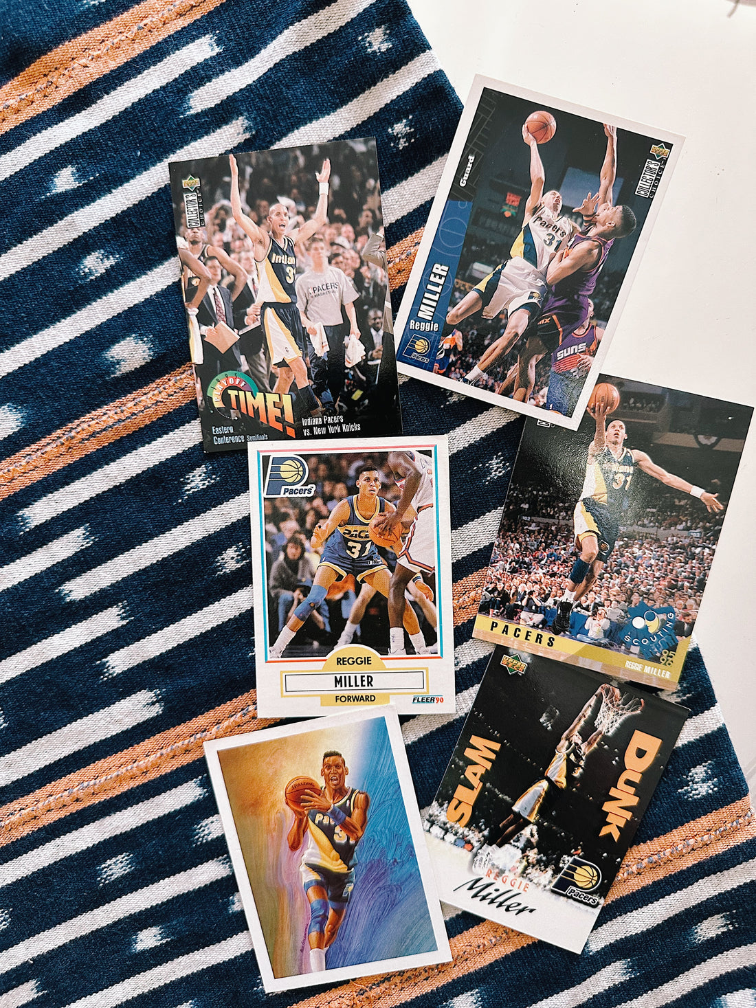 Vintage Trading Card Bundle// Reggie Miller