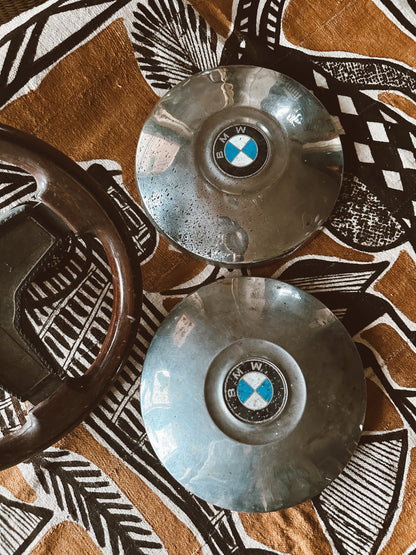 Vintage BMW Hubcaps (1960&