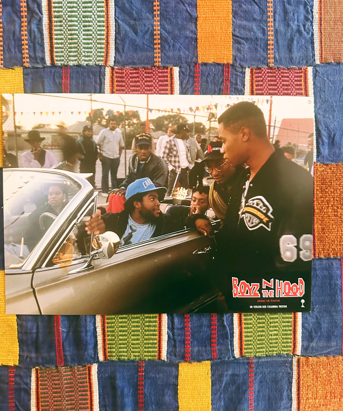 Vintage “Boyz In The Hood&quot; Promotional Lobby Card Posters (Spanish, 1991)