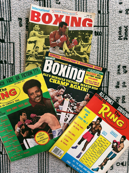 Vintage Assorted Boxing Magazine Issues (Please Select)